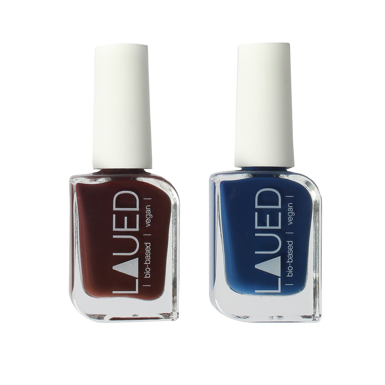 Laued - Ground 03 - Ice 03 / Set 1 Laued vernis à ongles bio-based vegan set 2 brun bleu