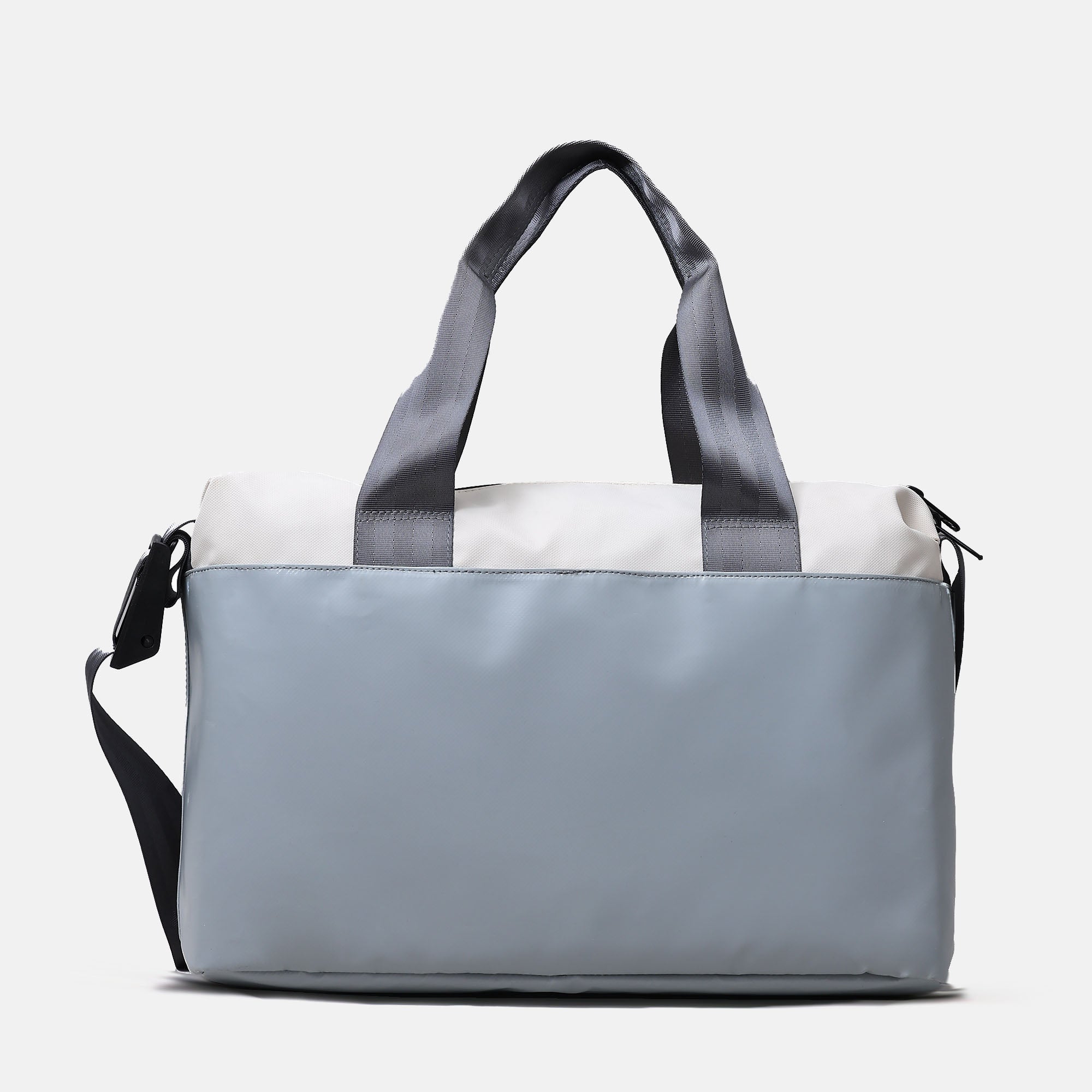 7clouds Erkan 7.1 black Laptop Messenger grey-off white Rückseite