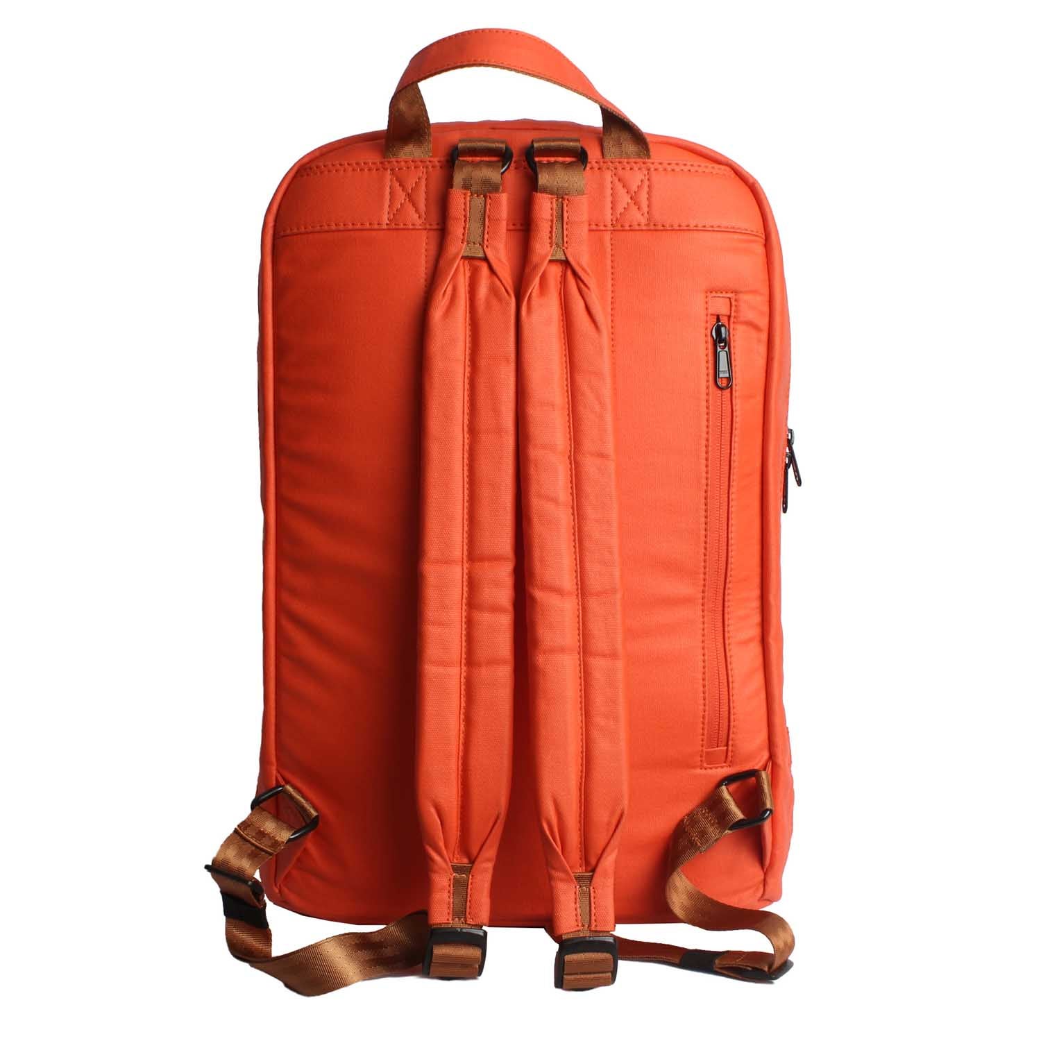 Margelisch Laptop Rucksack Pantho 1 orange  Rücken