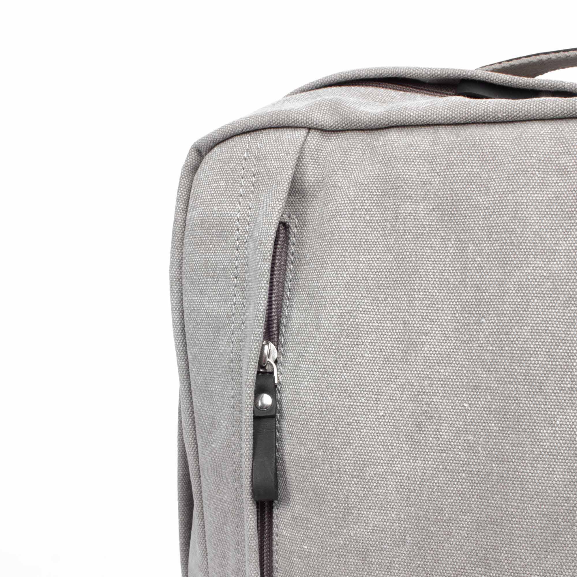 Margelisch Lerox 1 canvas grey sustainable design Laptopbackpack