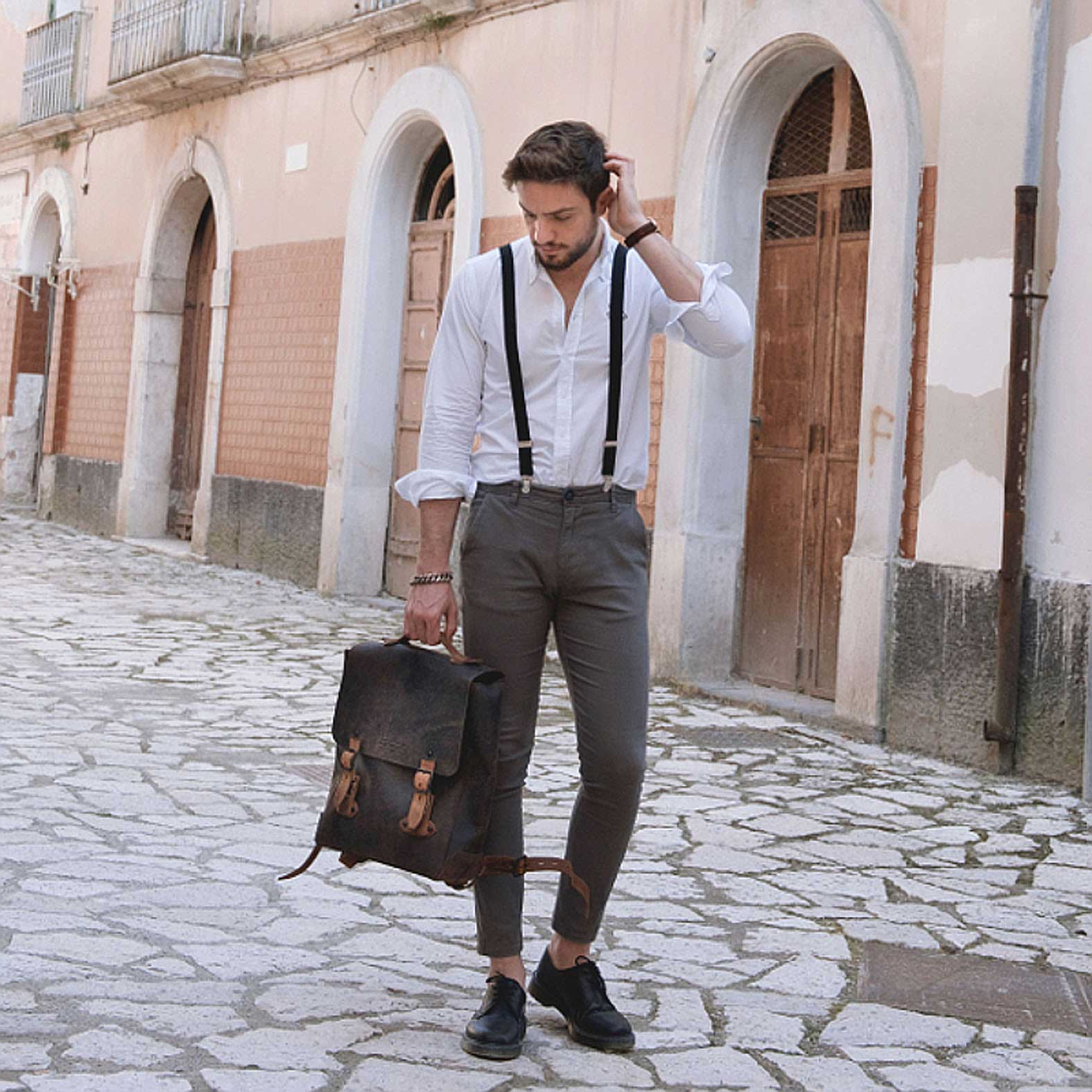 MARGELISCH Leder-Rucksack Lamar 1