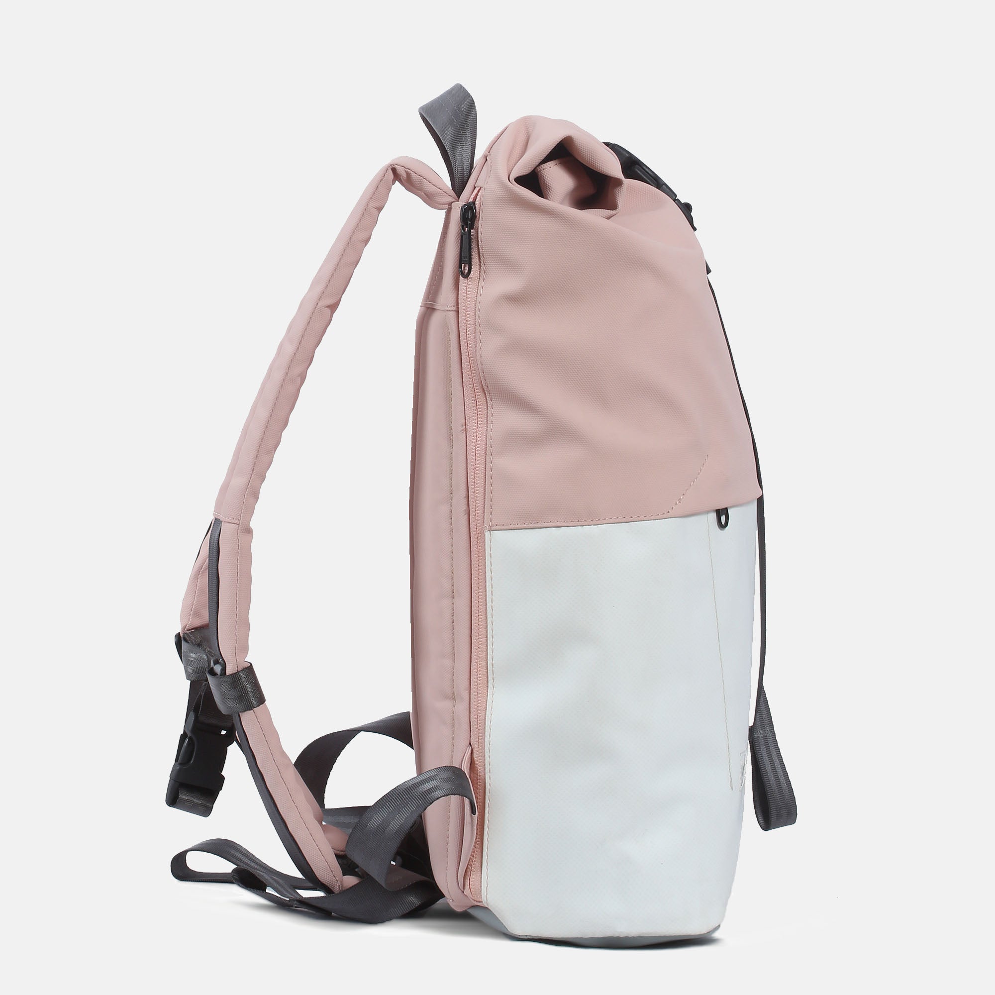 Laptop-Rucksack Kira 7.1 von 7clouds white-light rose Seitenansicht