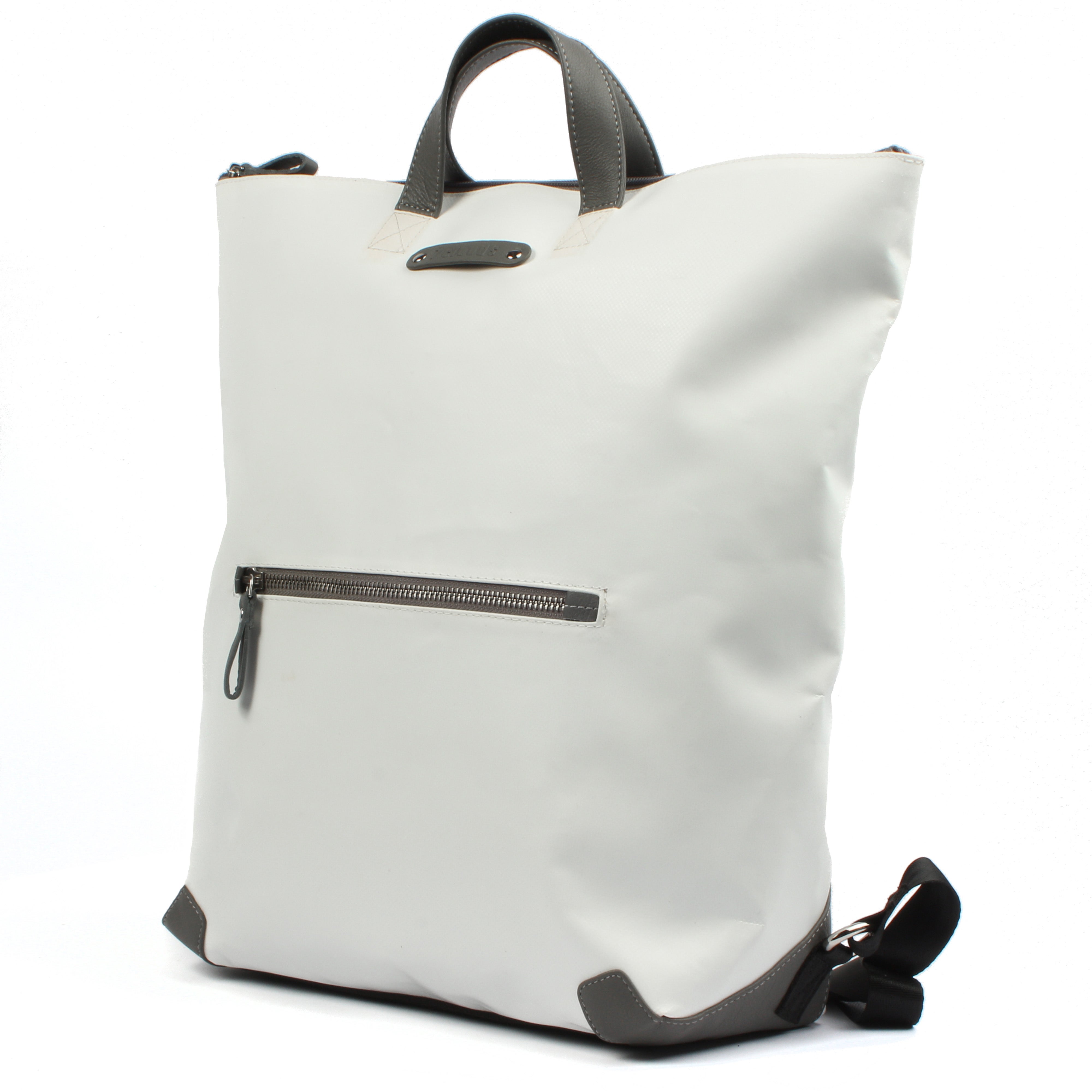 7clouds Shams 7.4 white-sustainable fashion laptopbackpack for ladies-front