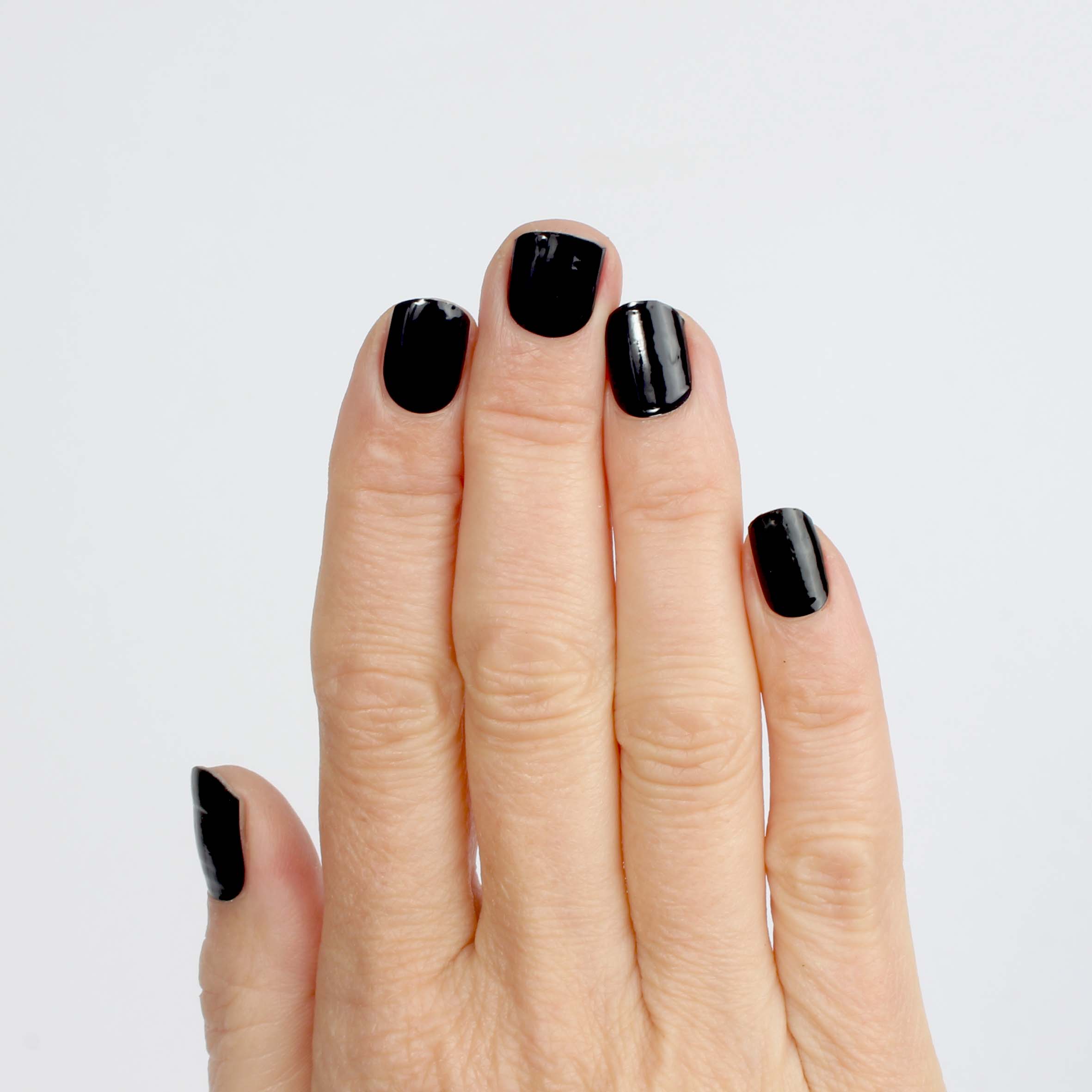 Laued statement black goddess Fingernägel