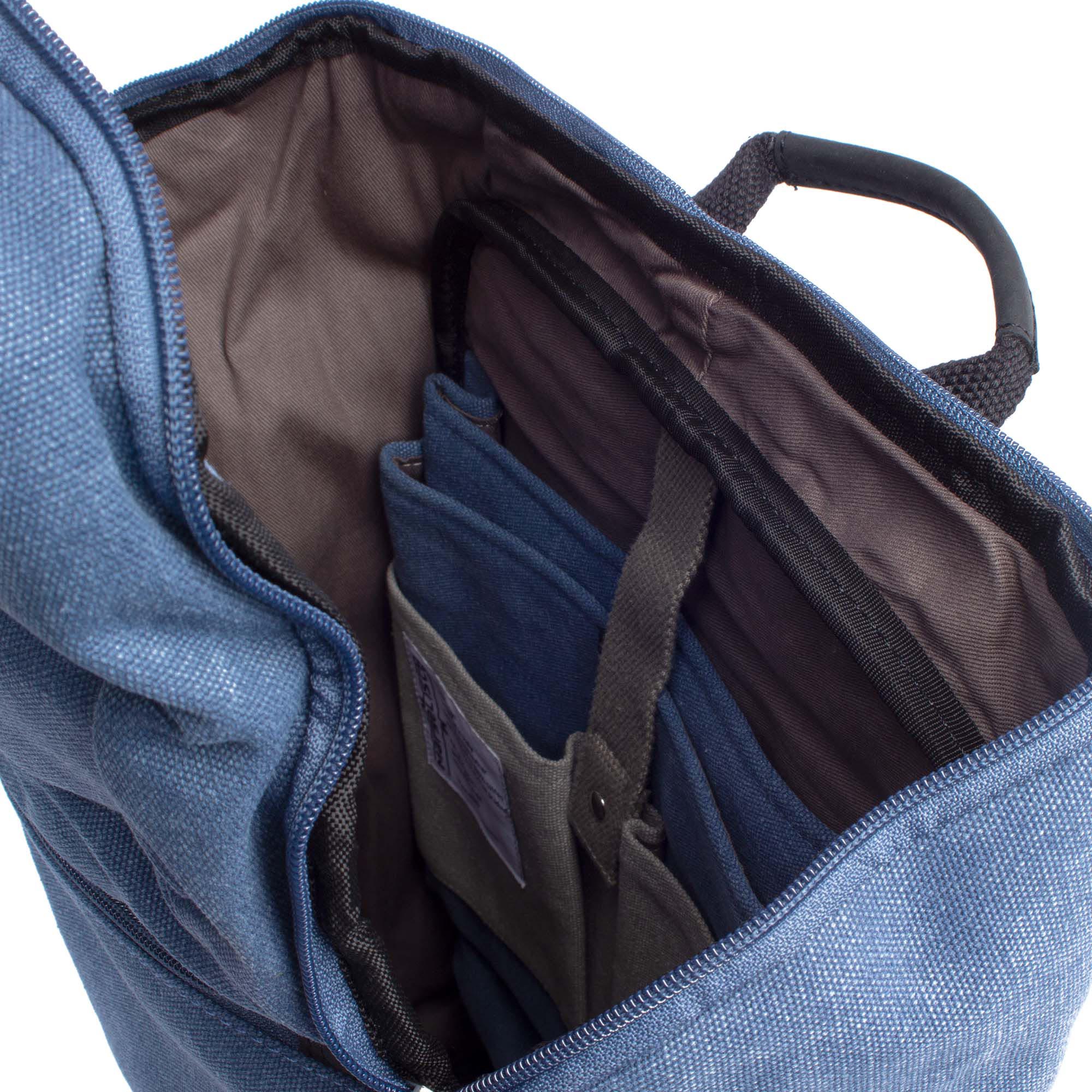 Margelisch Rashmi 1 Canvas denim Laptoprucksack  Innenansicht