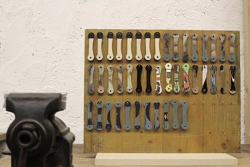 keycabins, Schlüsselanhänger, Schlüssehalter, Schlüsselorganisierer, Platen, Handarbeit, neues Design, Nachhaltig, Leder