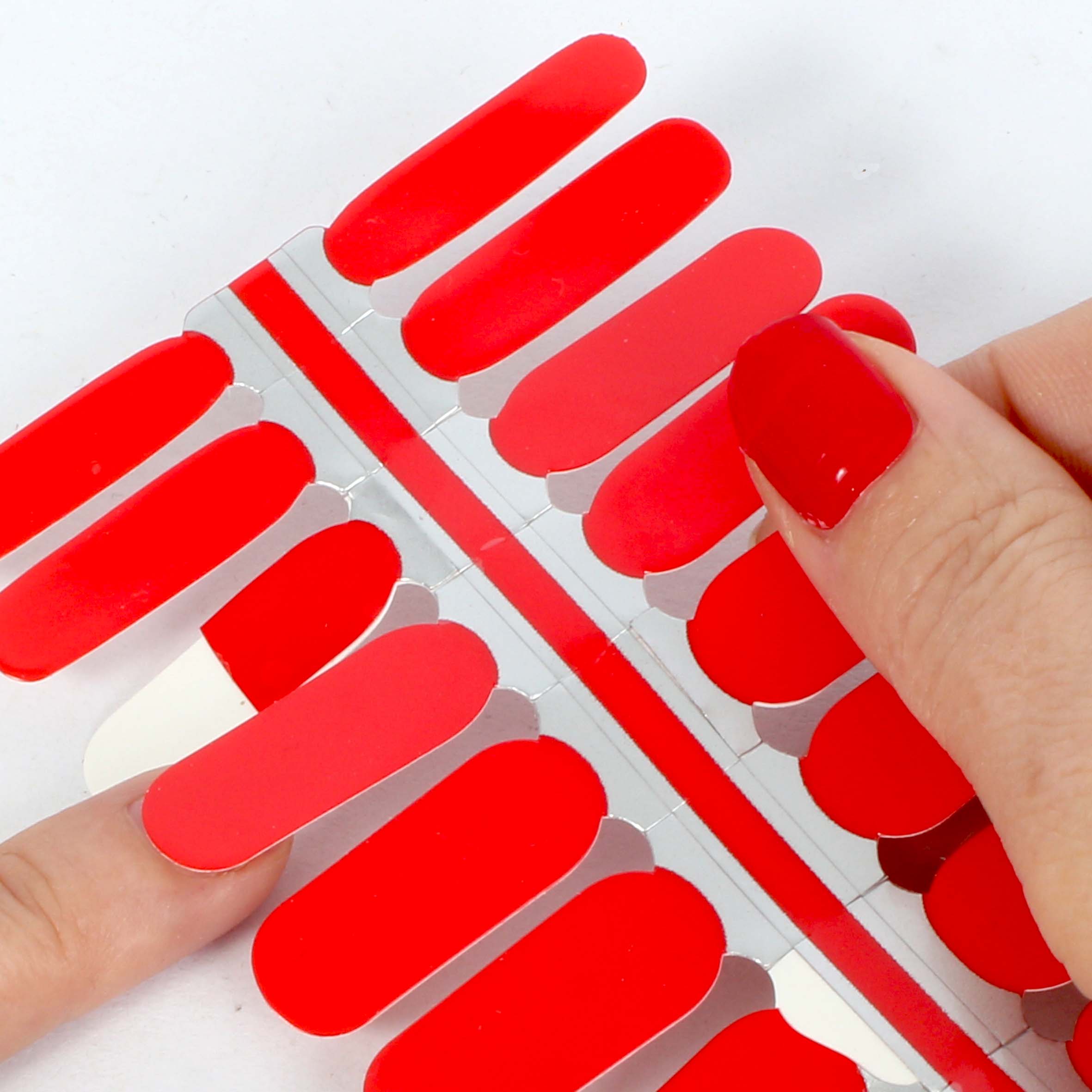 Laued nailwraps red secret love instructions