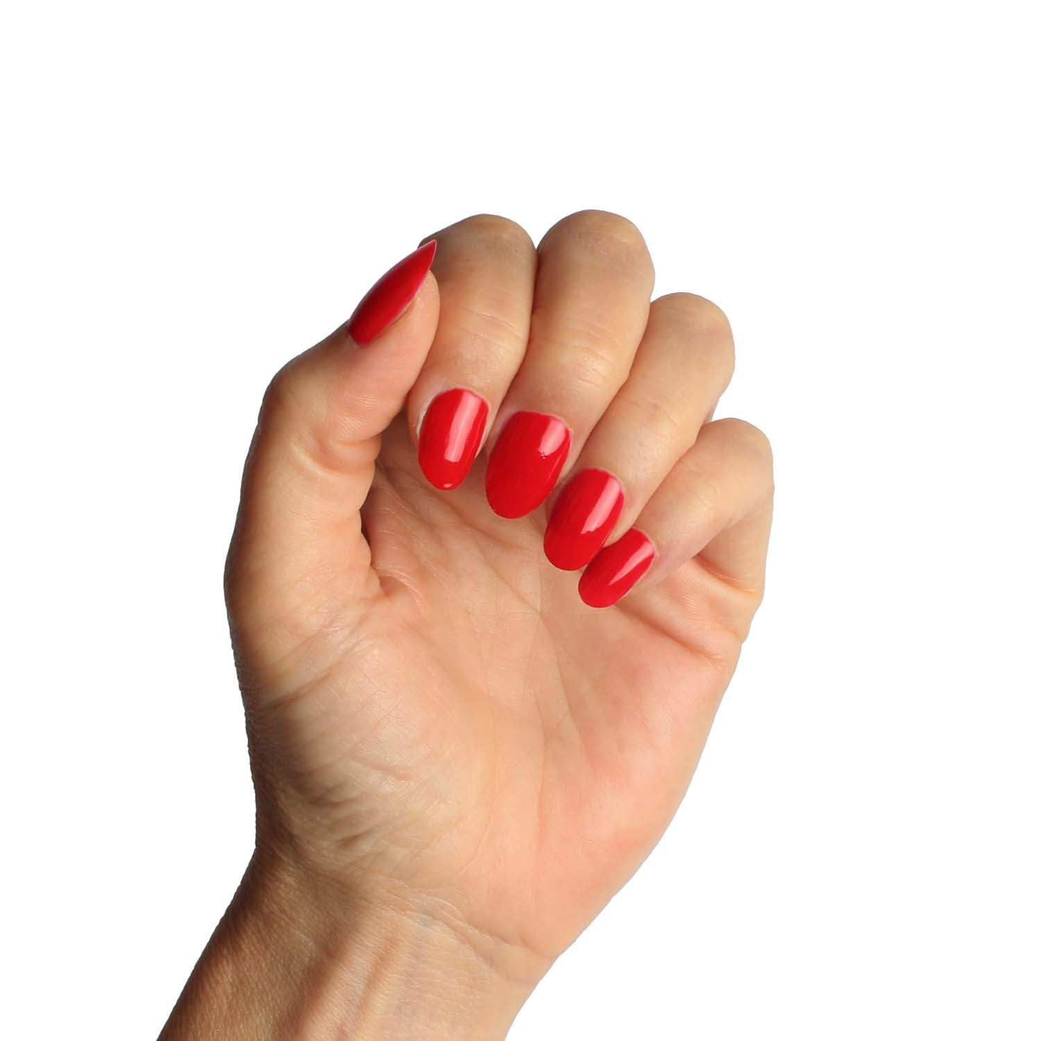 Laued nailpolish bio based vegan red