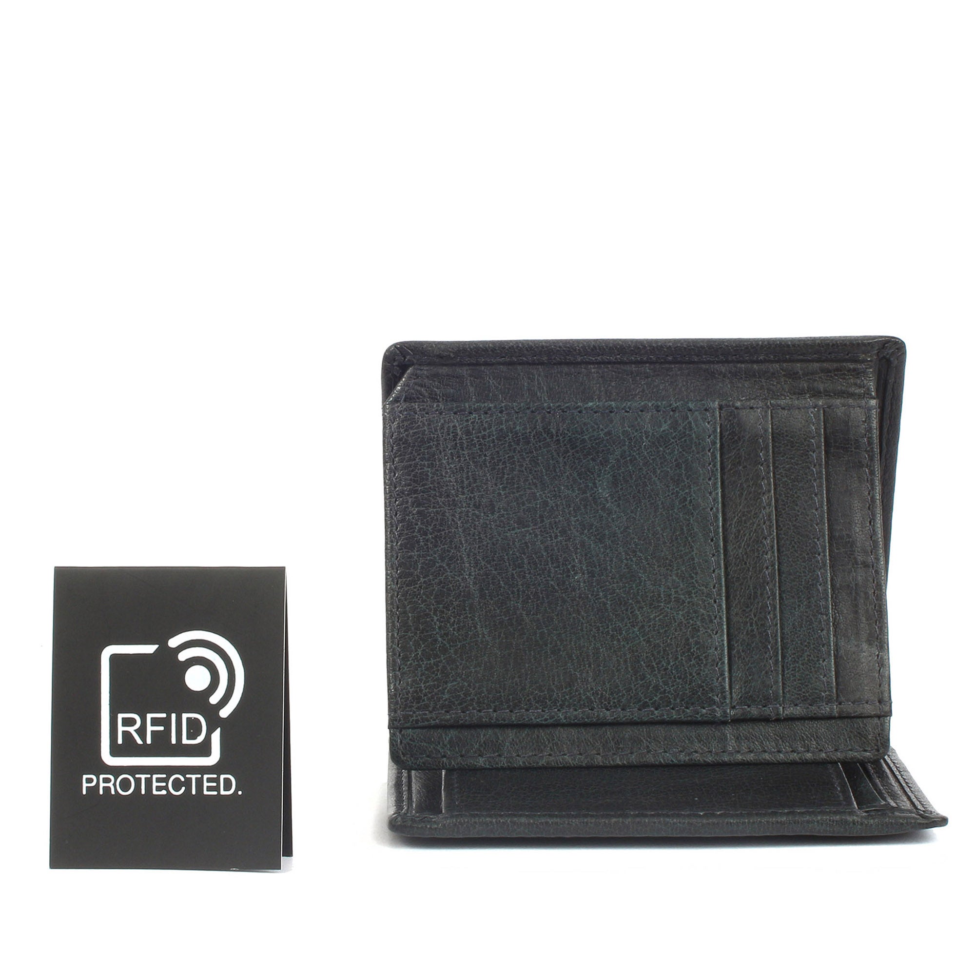 Margelisch Tokyo 2 sustainable RFID leather wallet for men inside RFID blocker