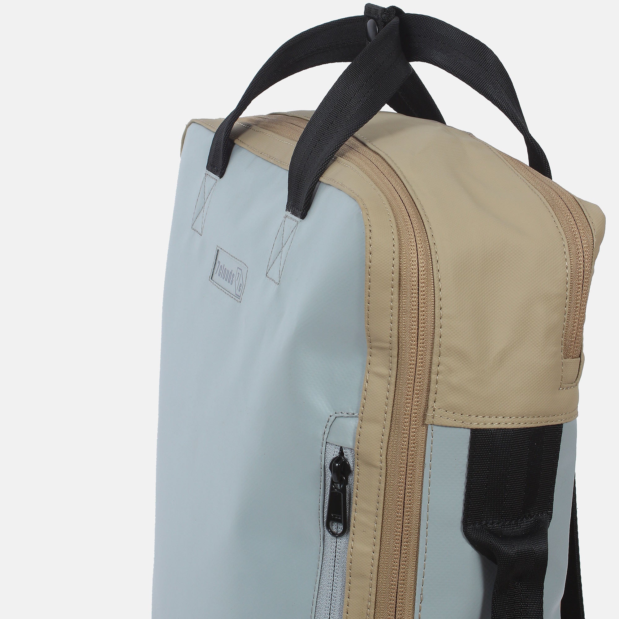 Rucksack Agal 7.3-M grey-jungle green-camel Detail Griffe