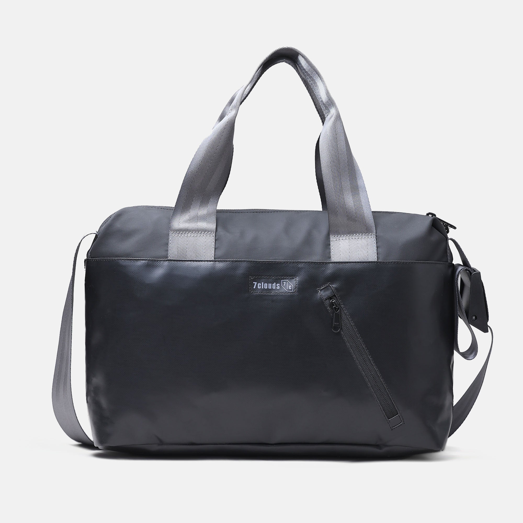 7clouds Erkan 7.1 black Laptop Messenger black front