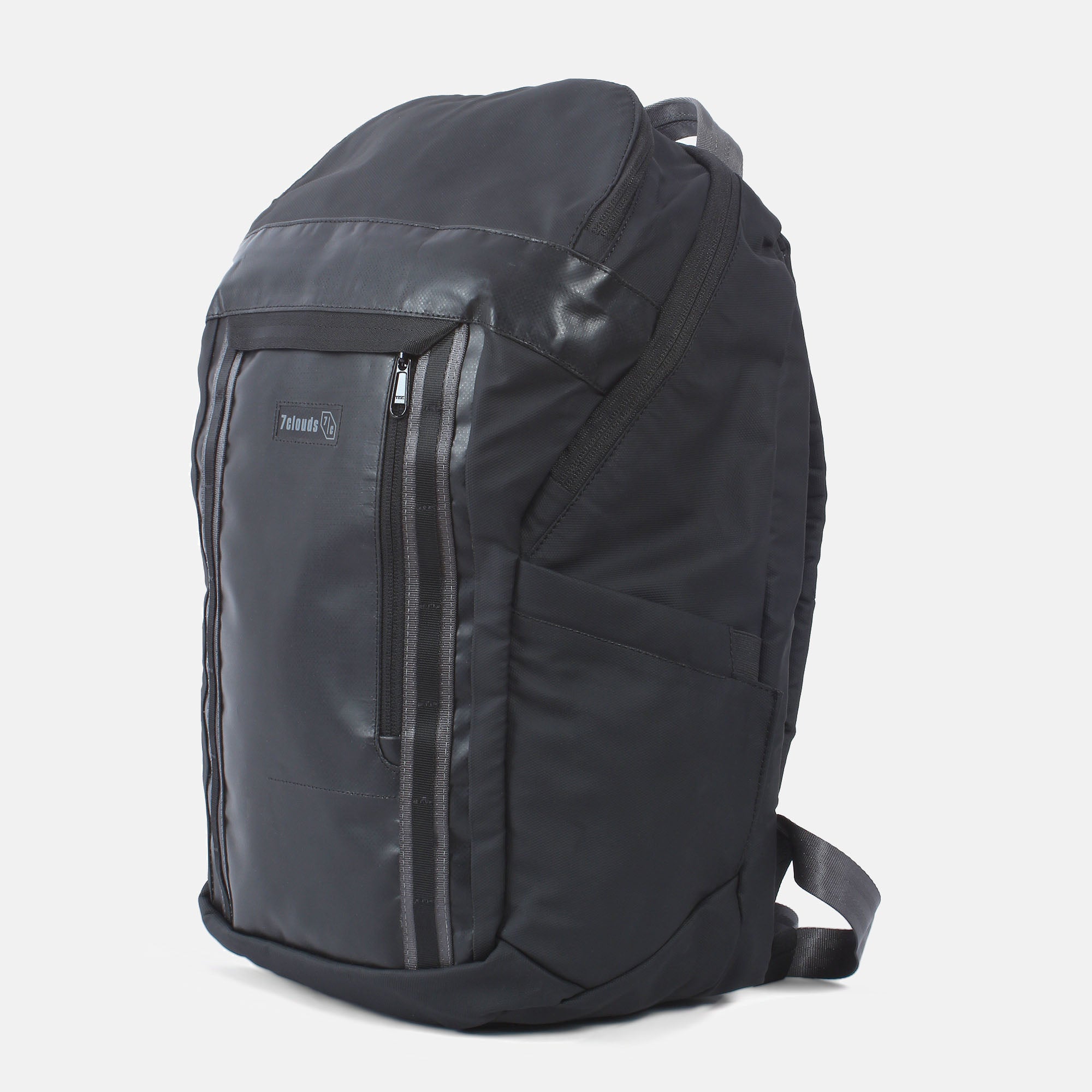 Suno 7.1 black laptop backpack angle view