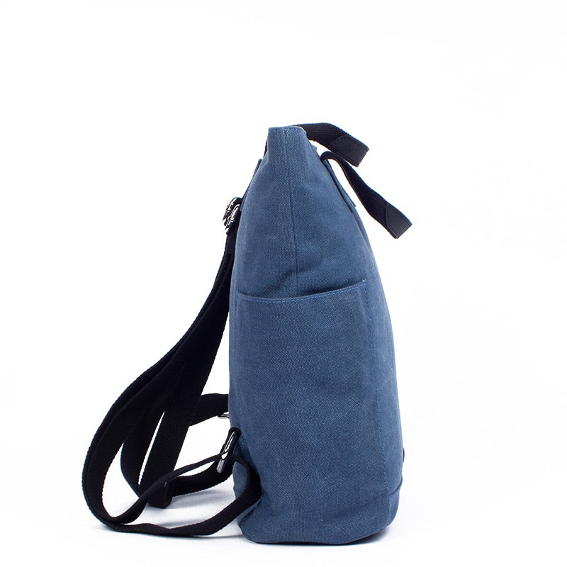 Margelisch Tacha 1 Canvas denim lady laptopbackpack sideview