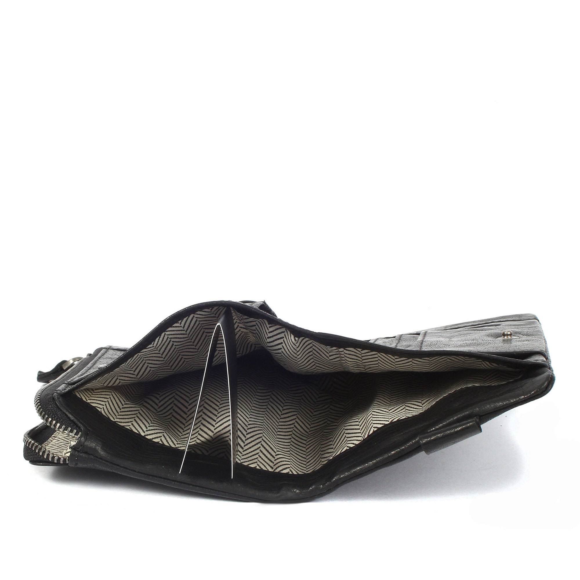 Margelisch Hamburg 2 nachhaltige RFID Lederbörse innen