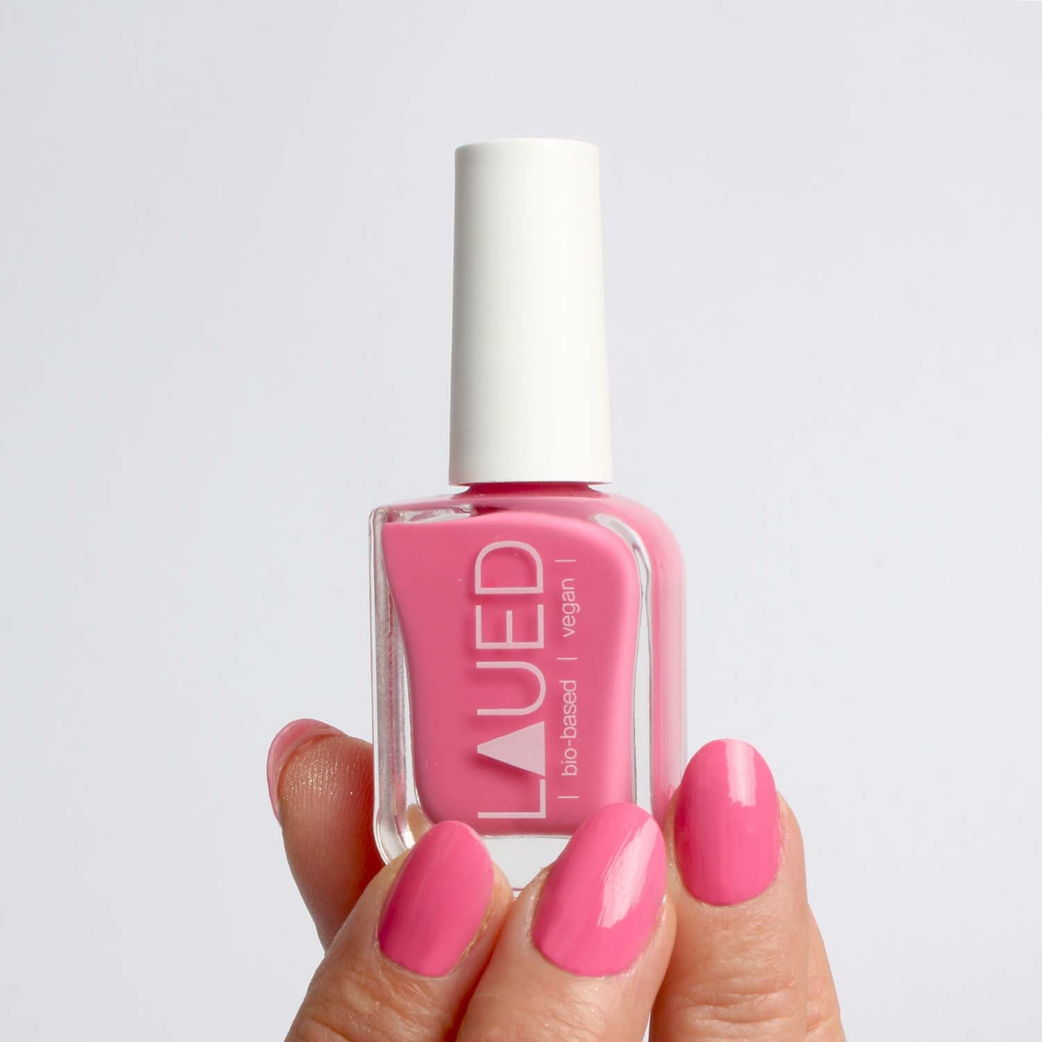 LAUED - nail polish - bio based - Candy 02 Laued nailpolish bio based vegan pink