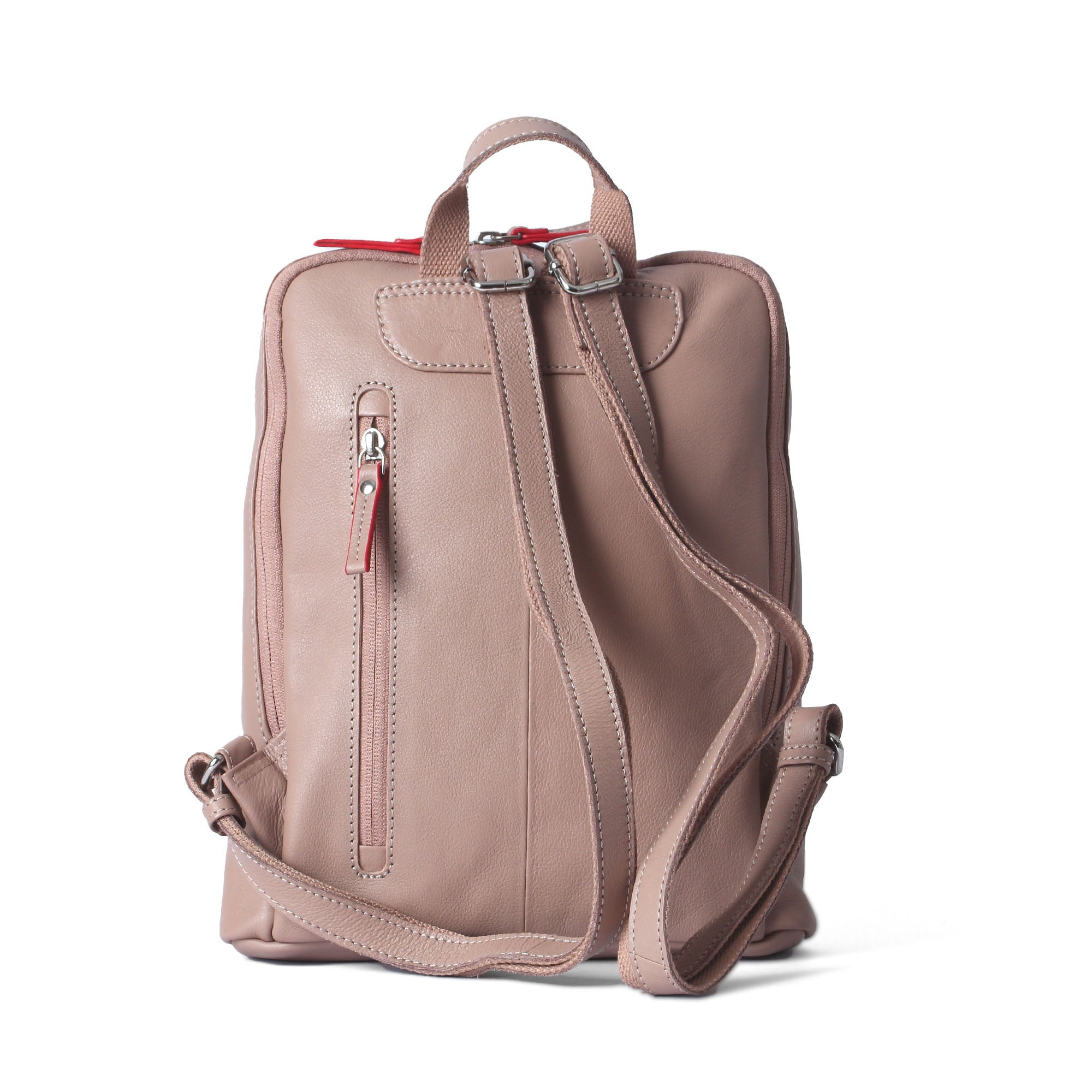 Lederrucksack Damen Lexa 1 peach Rückseite