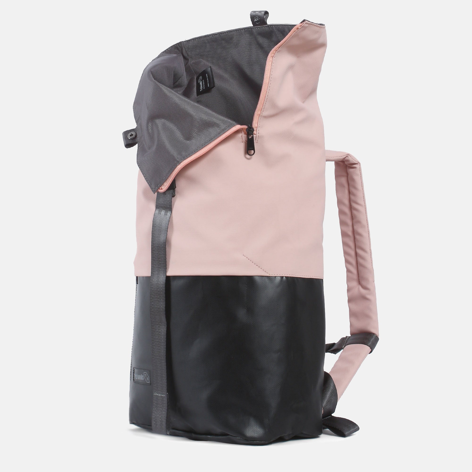 laptop backpack Kira 7.1 from 7clouds black-light rose zip
