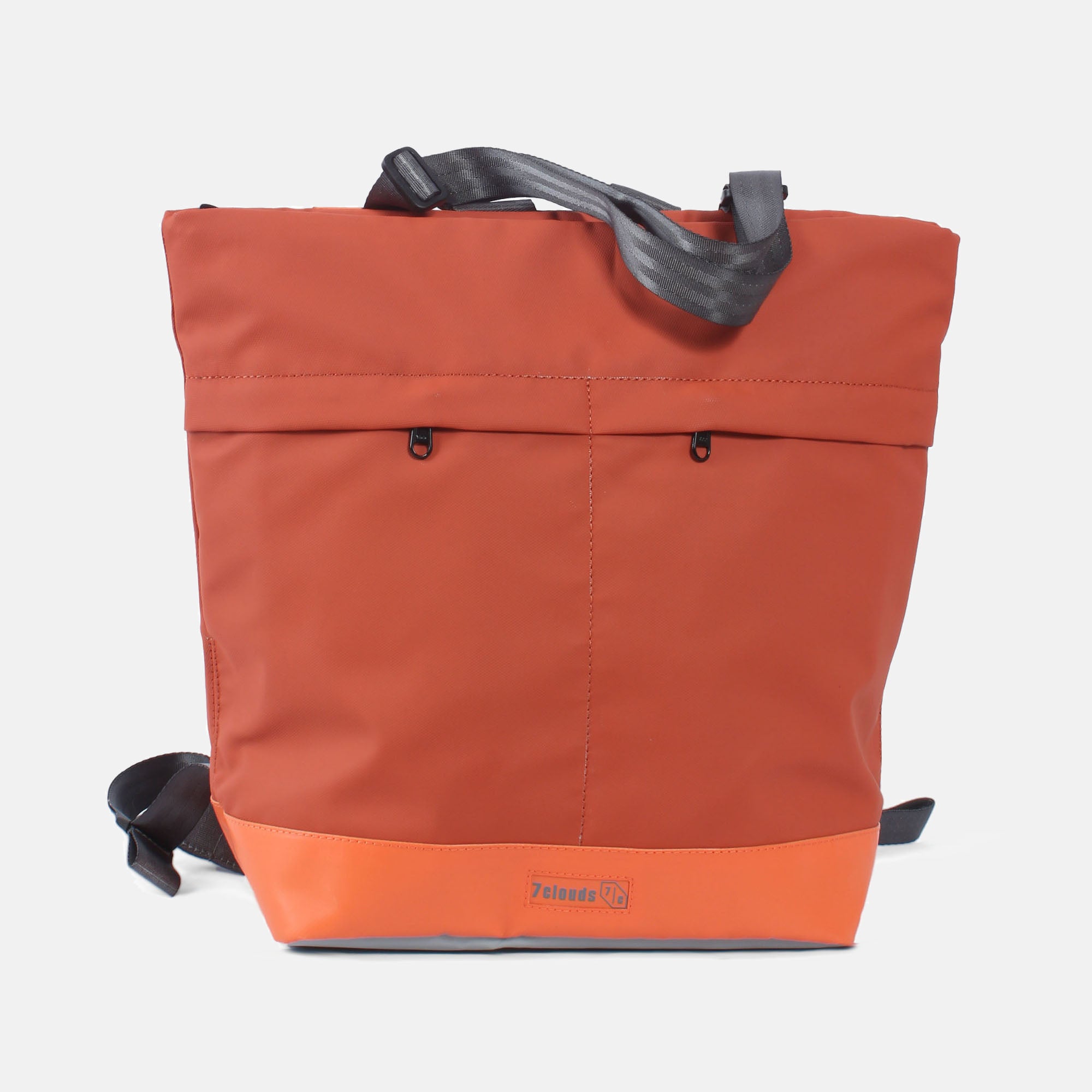 Simse 7.1 shopper-backpack orange front