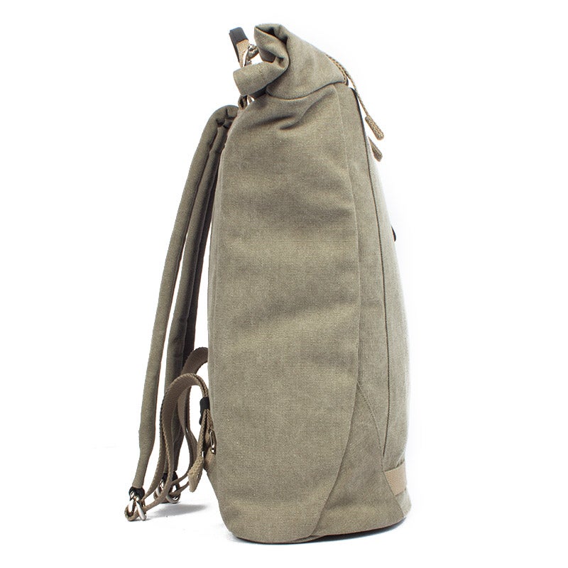 Margelisch Mevoc 1 Canvas grün Rolltoprucksack Design Schweiz