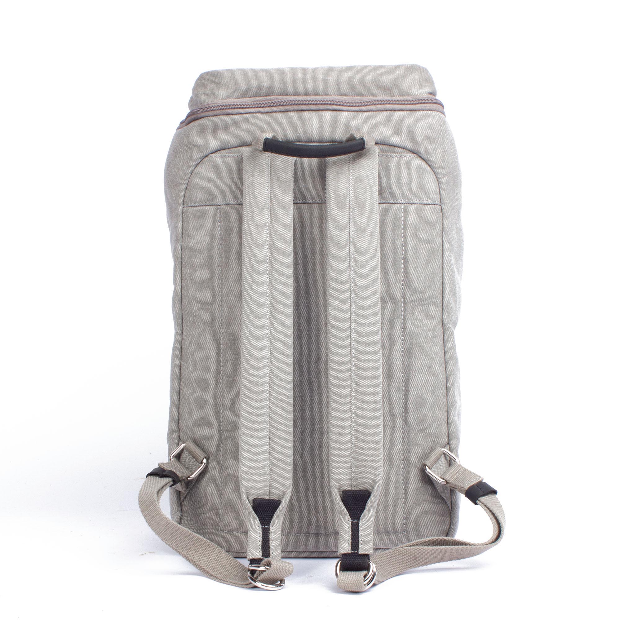 Margelisch Rashmi 1 Canvas grey urban backpack padded back