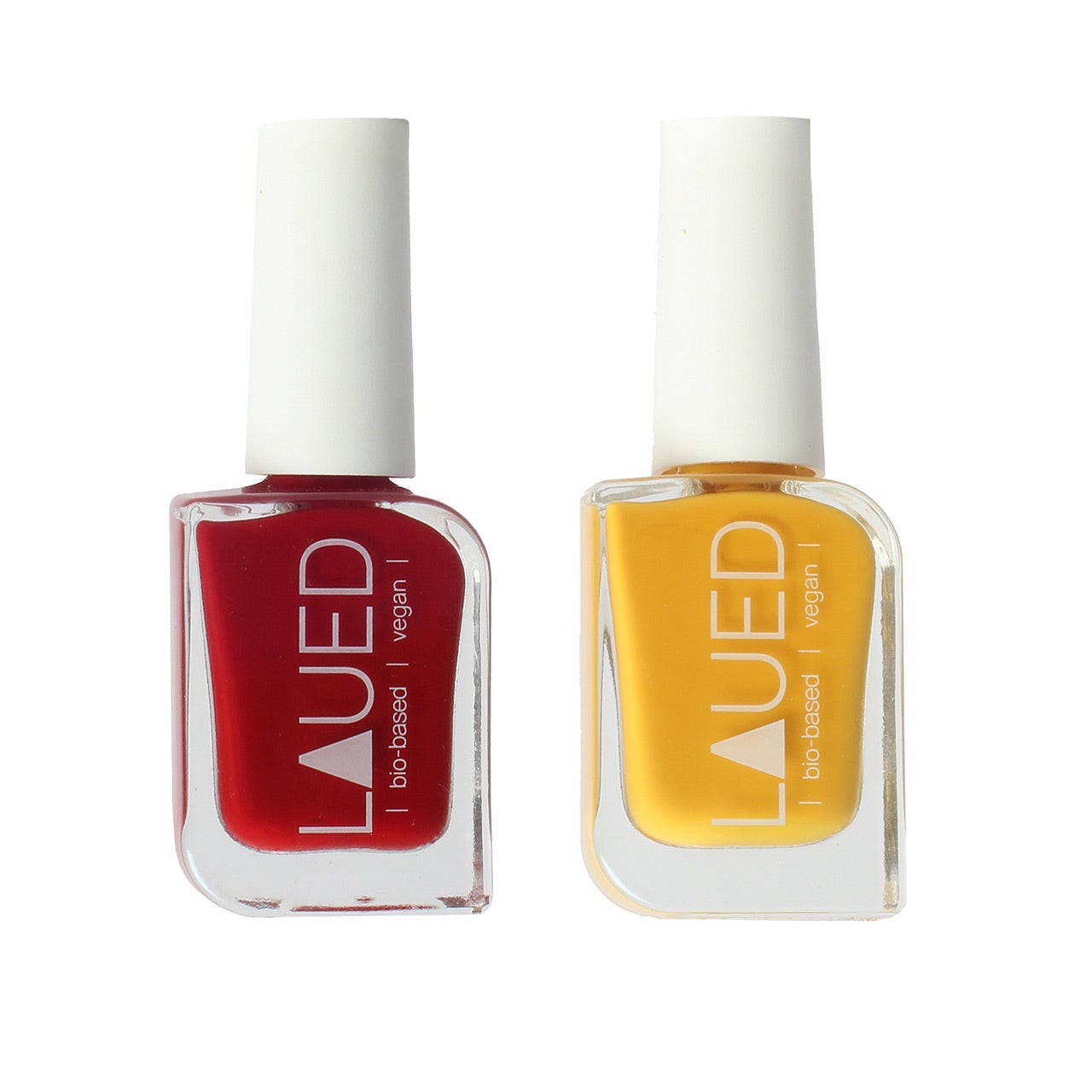 LAUED - Fire 04 - Sunrise 02 / Set 1 Laued nailpolish bio-based vegan set 2 red yellow