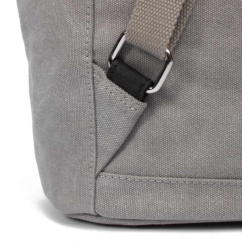 Margelisch Tacha 1 Canvas grau Damenrucksack Detail Gurt