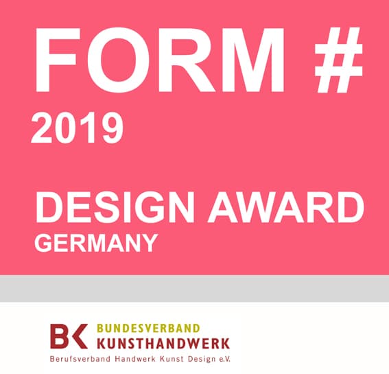 Auszeichnung zum Design Award 2019 durch Form#