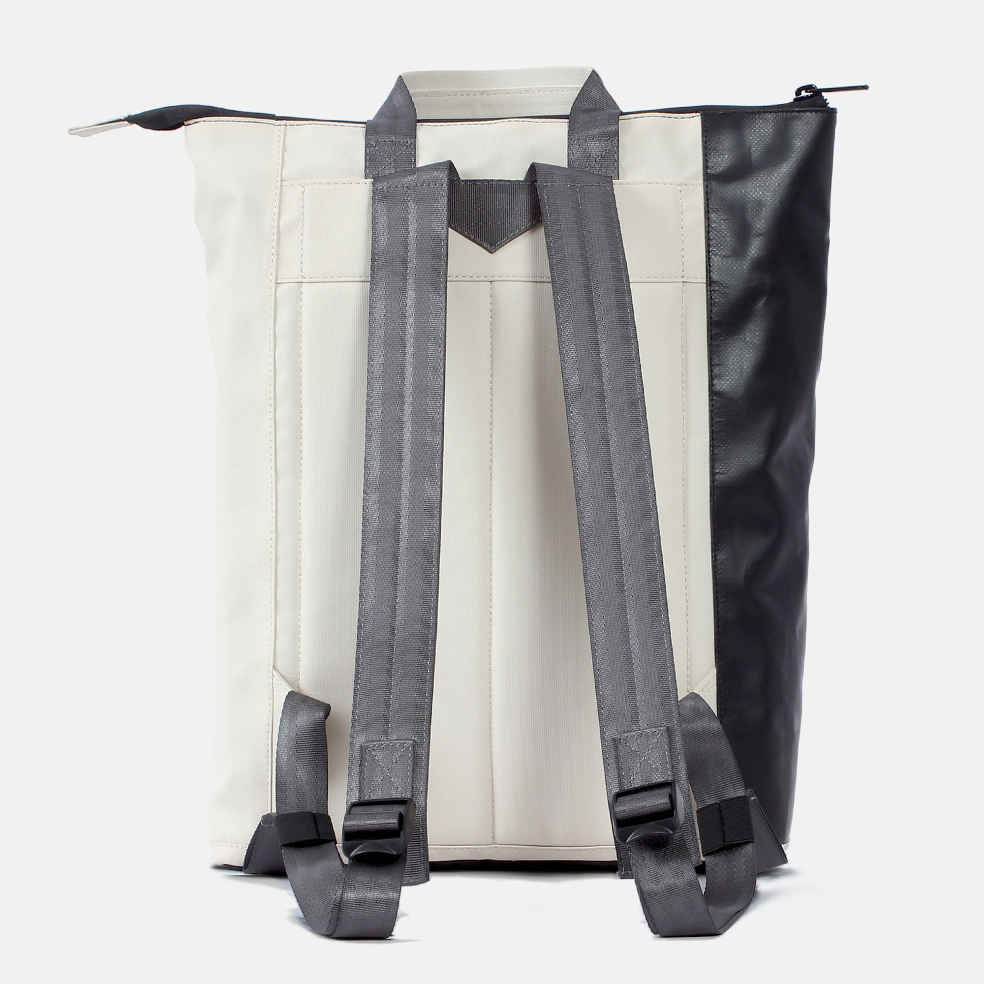 Shawi 7.1 Shopper-Rucksack black-off white Rücken