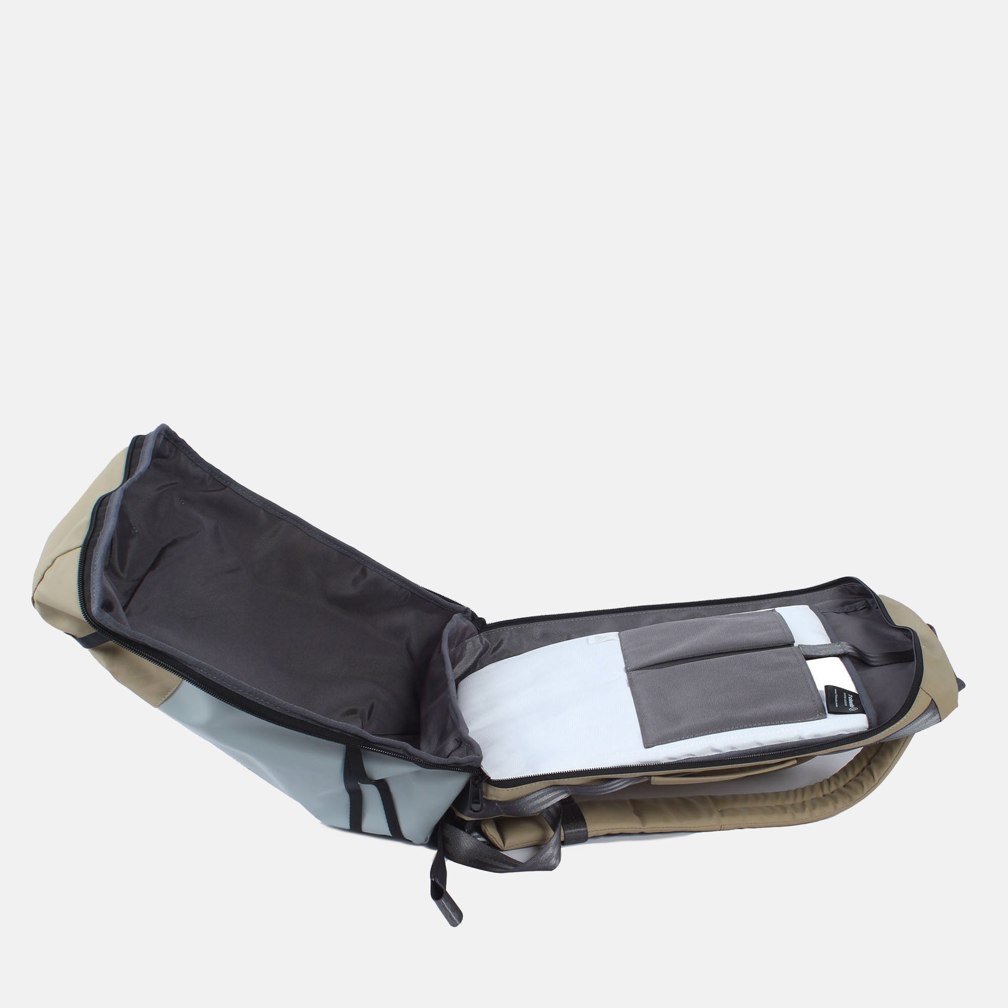 7clouds Laptop-Rucksack Nacov 7.1 grey-camel Laptopfach