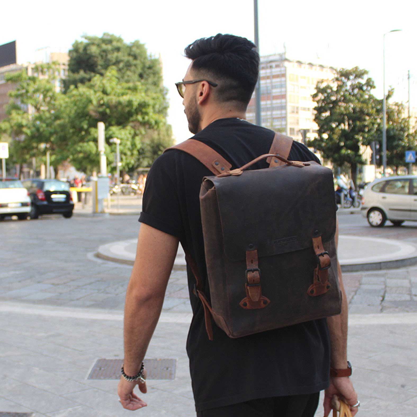 MARGELISCH Leder-Rucksack Lamar 1