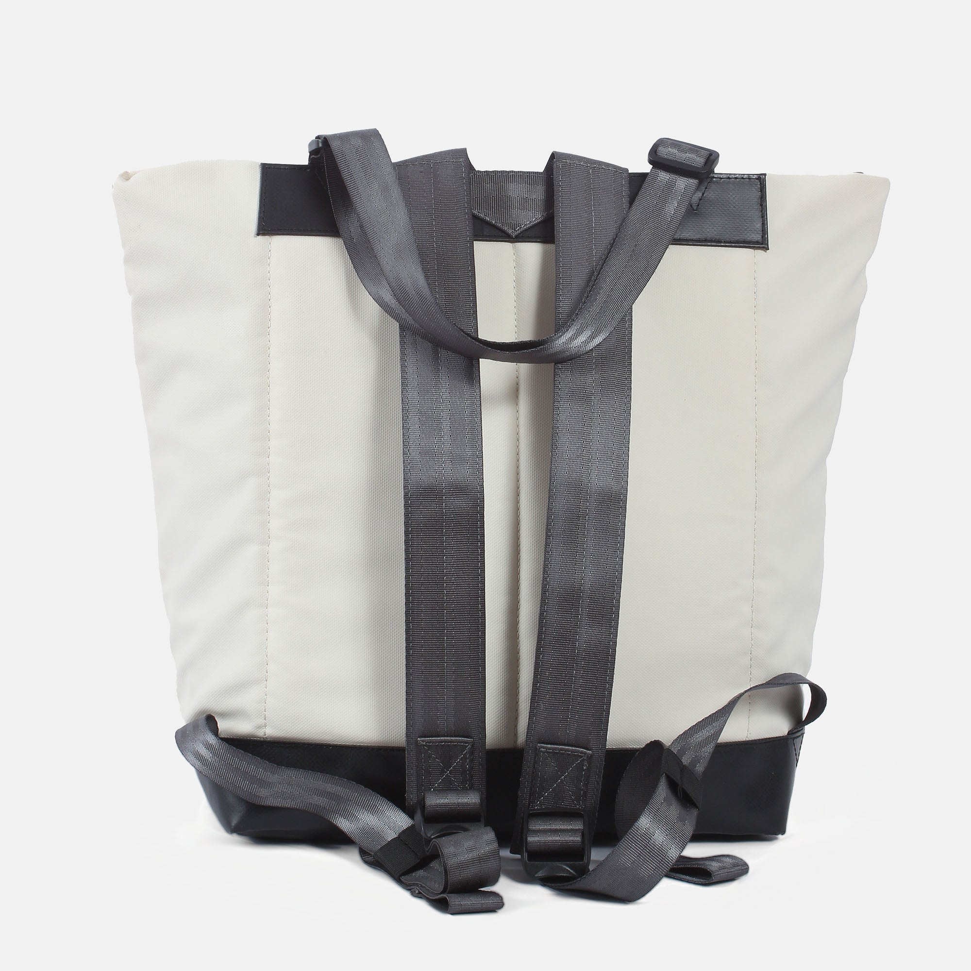 Simse 7.1 shopper-backpack black-off white back