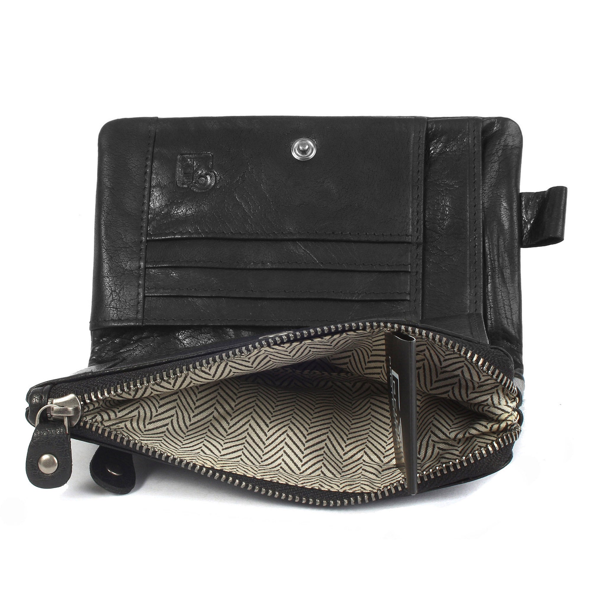 Margelisch Hamburg 2 nachhaltige RFID Lederbörse innen