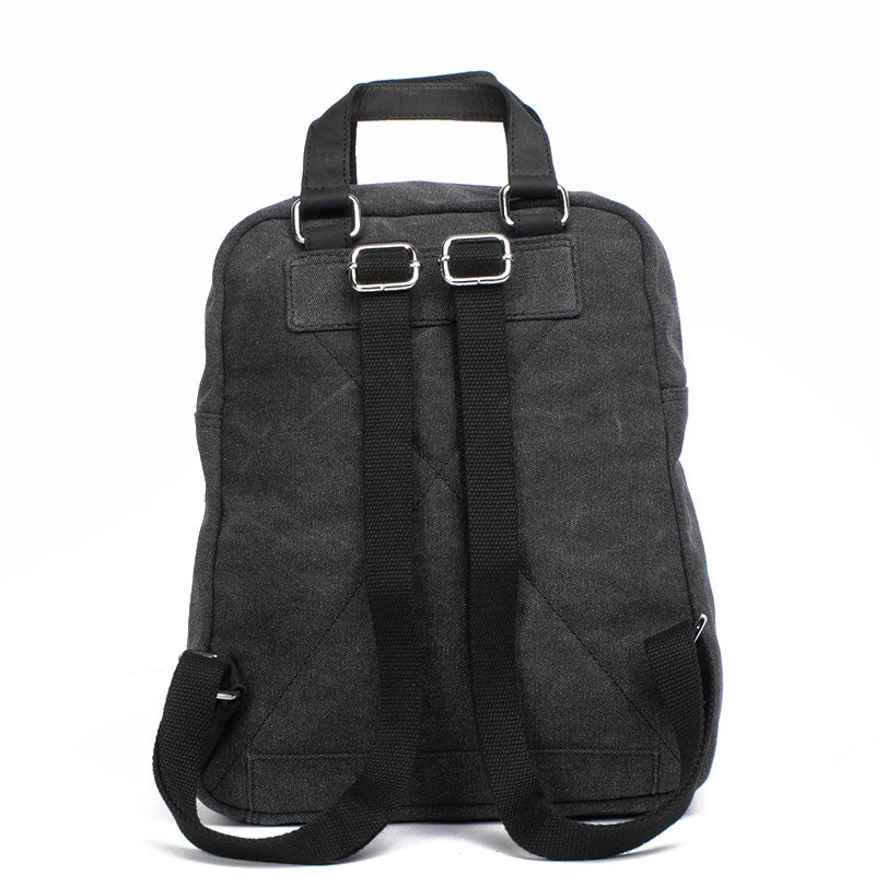 Margelisch Minu 1 canvas charcoal Damen Laptoprucksack nachhaltige und faire Produktion