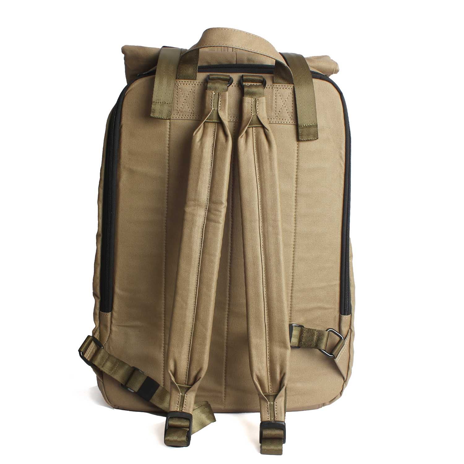 Margelisch Laptoprucksack Nemin 2 camel Rücken