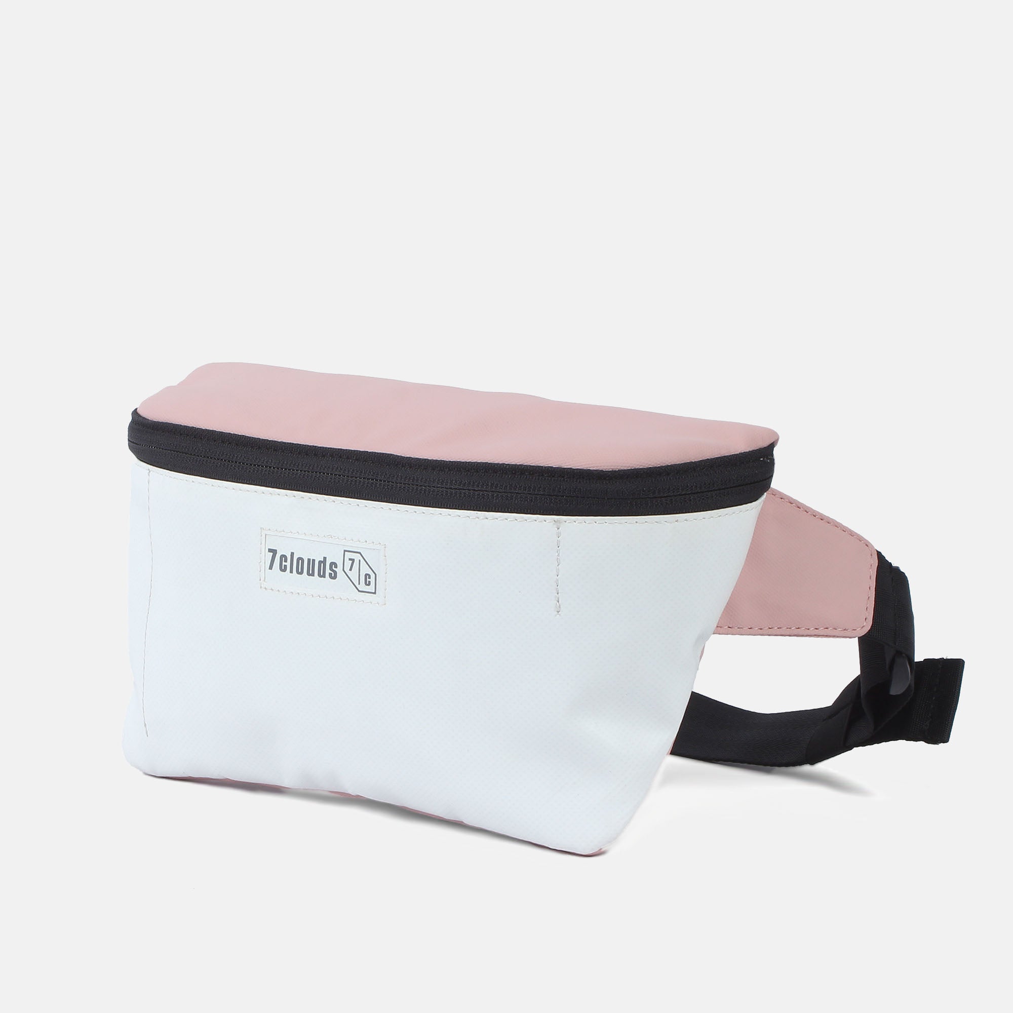 Cobi 7.1 Hüfttasche white-light rose seitlich