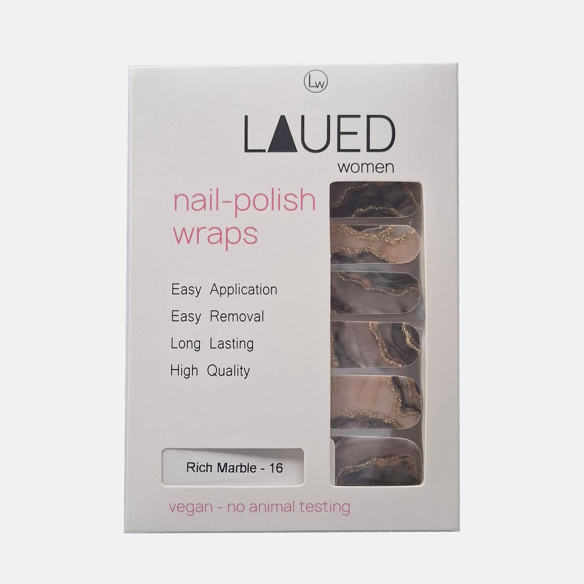 Verpackung Nagelfolien rich marble