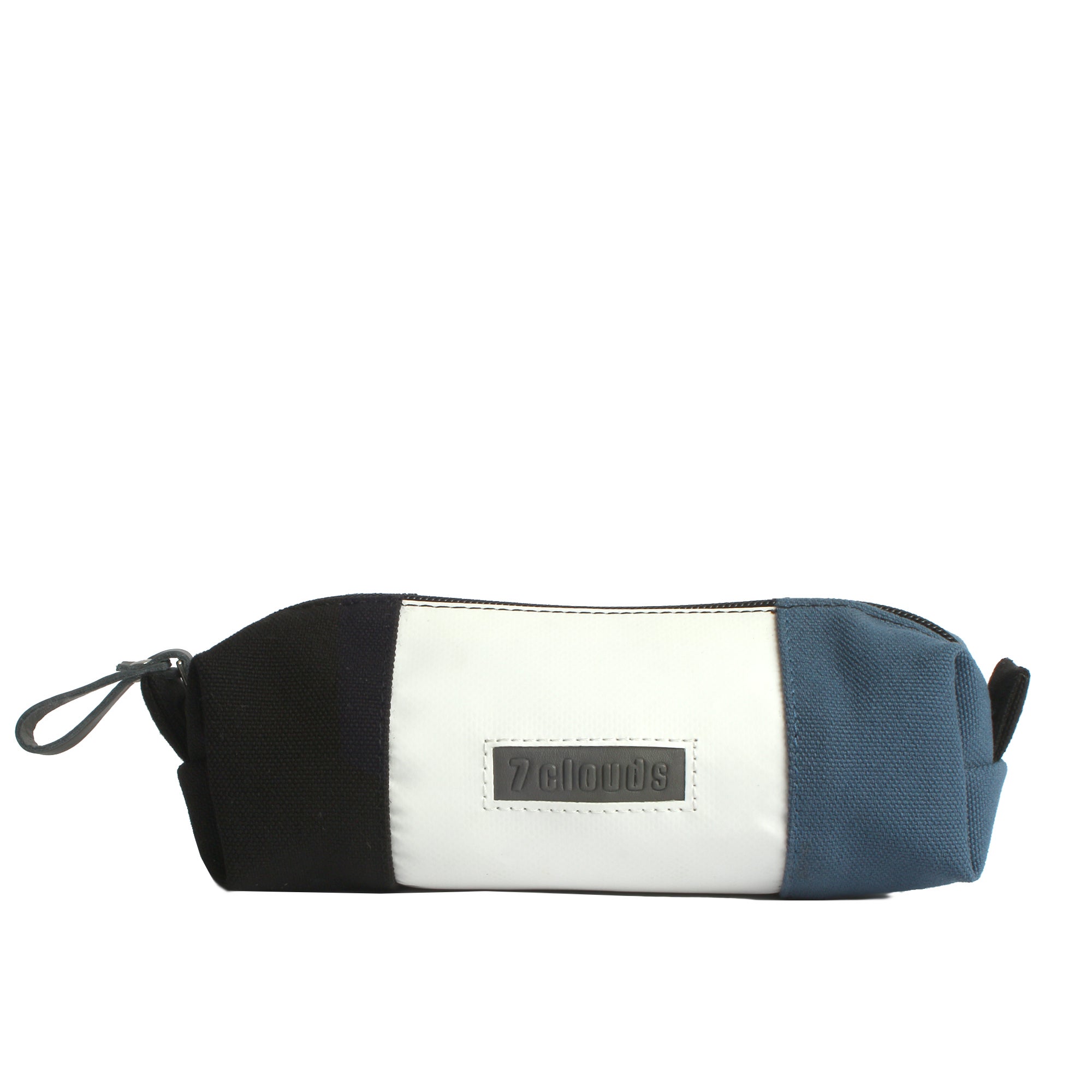 7clouds Stiftetui-Penci 7.1 - white-black-blue 7clouds Stiftetui Penci 7.1 white-black-blue Front