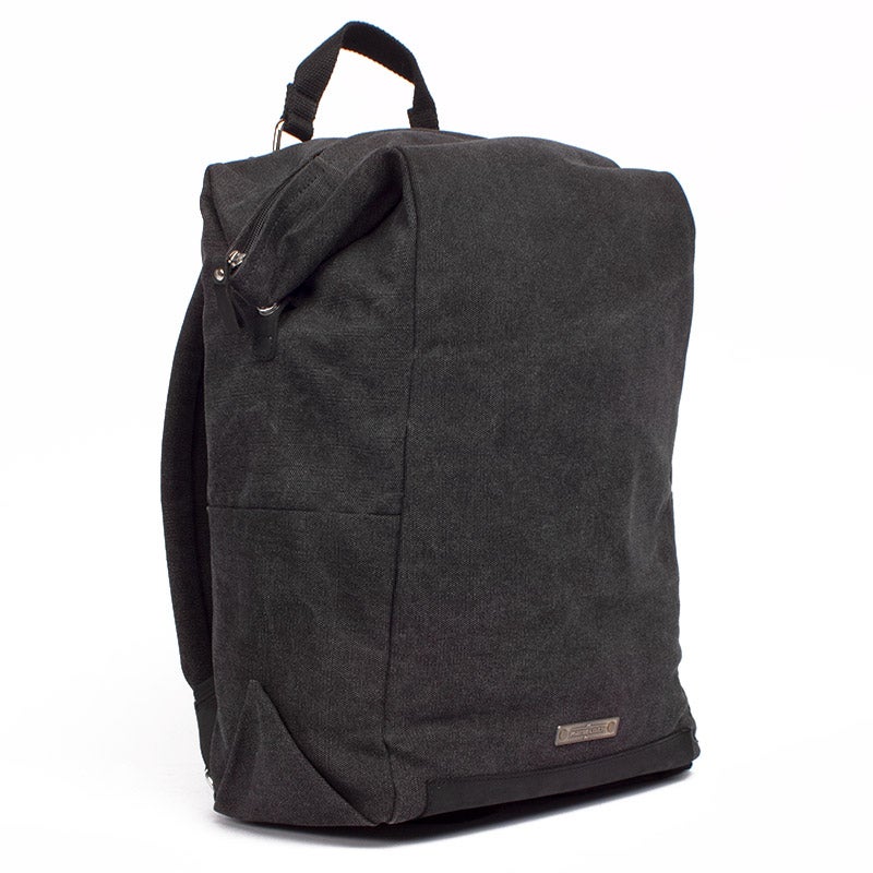 Margelisch Evon 1 charcoal nachhaltiger Canvas Rucksack