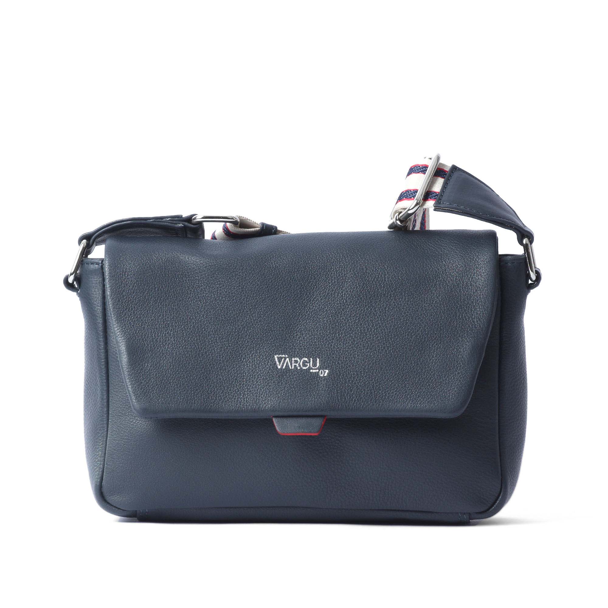 Vargu Sewen 1 leather shoulder bag casual navy