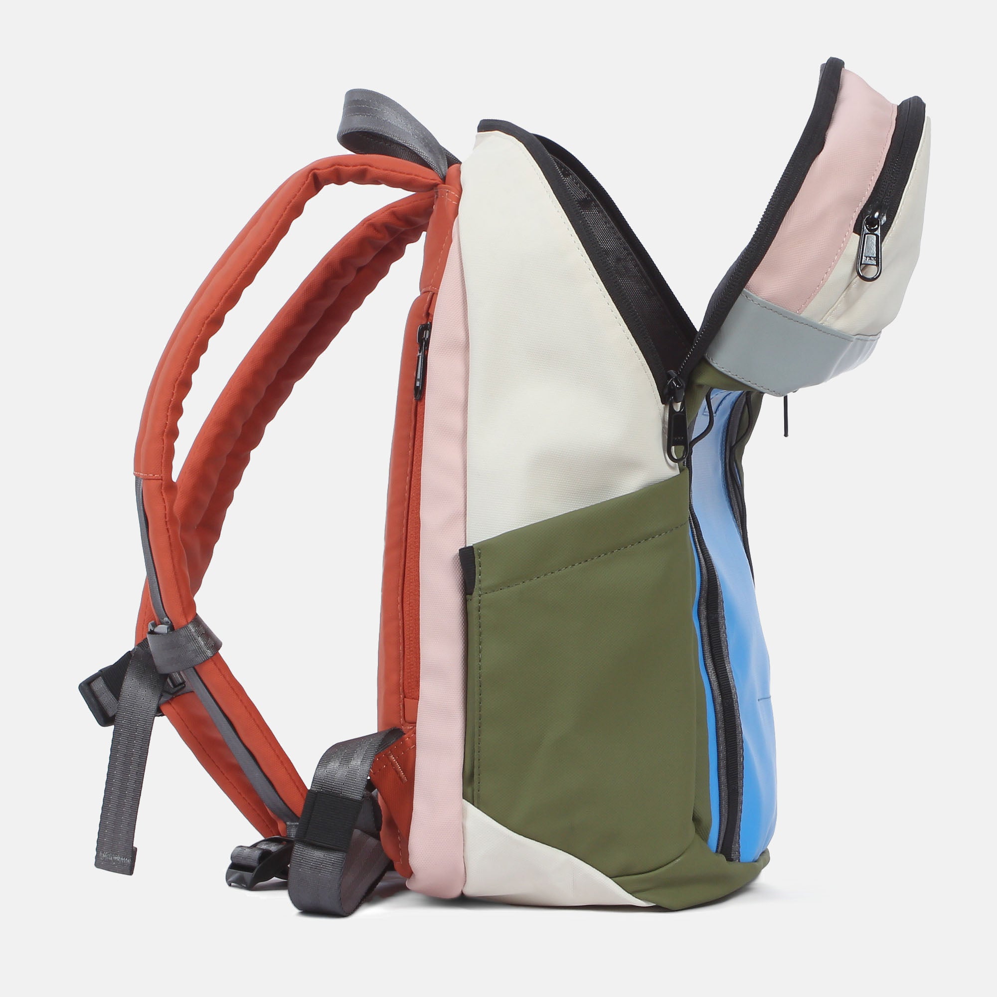 backpack Tike 7.1 light blue-mix from 7clouds zip access