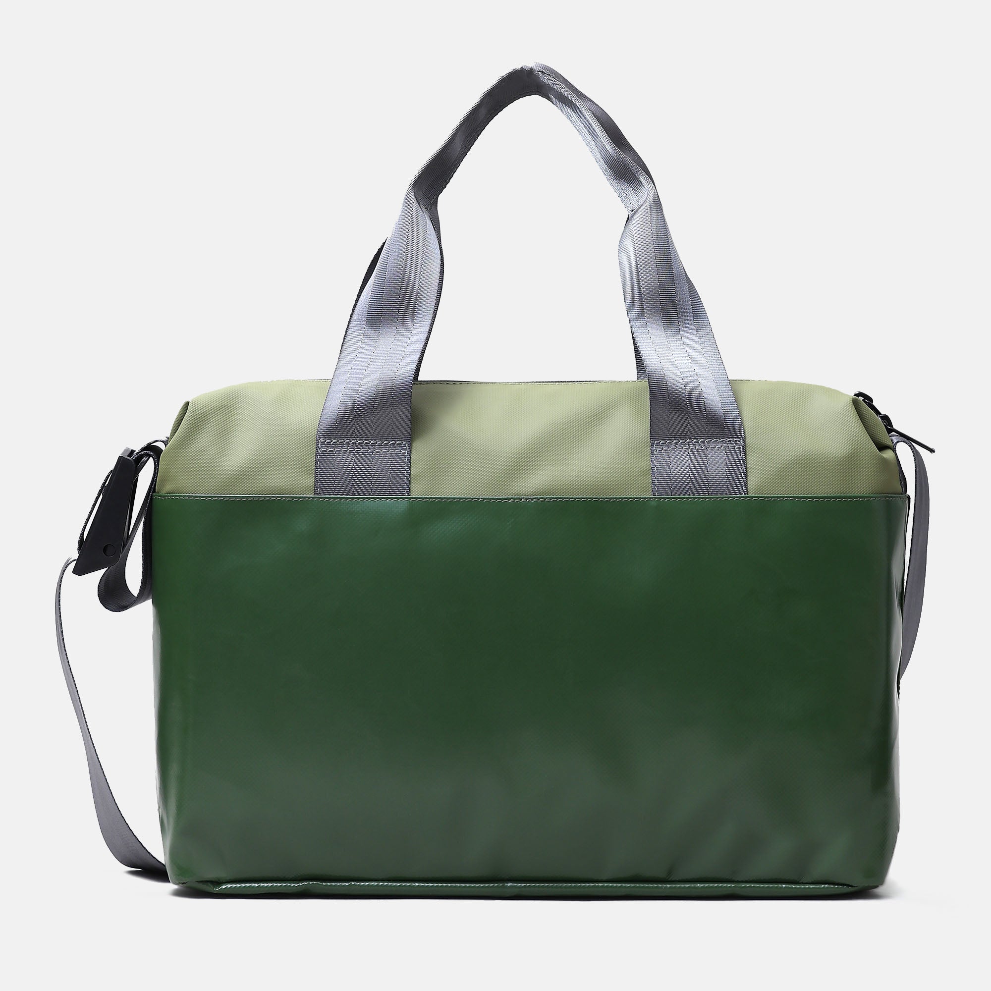 7clouds Erkan 7.1 black Laptop Messenger jungle green-mud green Rückseitig