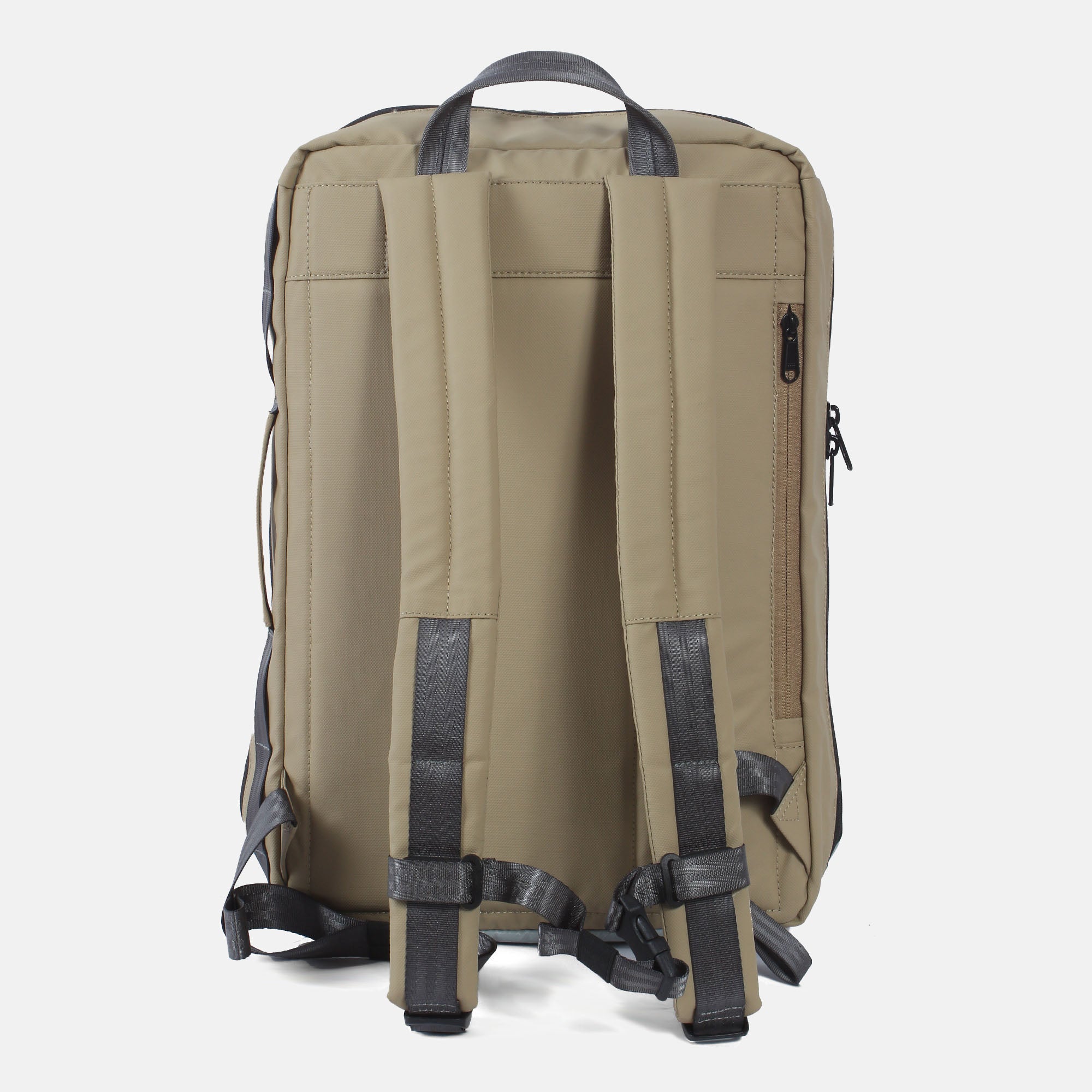 7clouds Laptop-Rucksack Nacov 7.1 grey-camel Rückseite