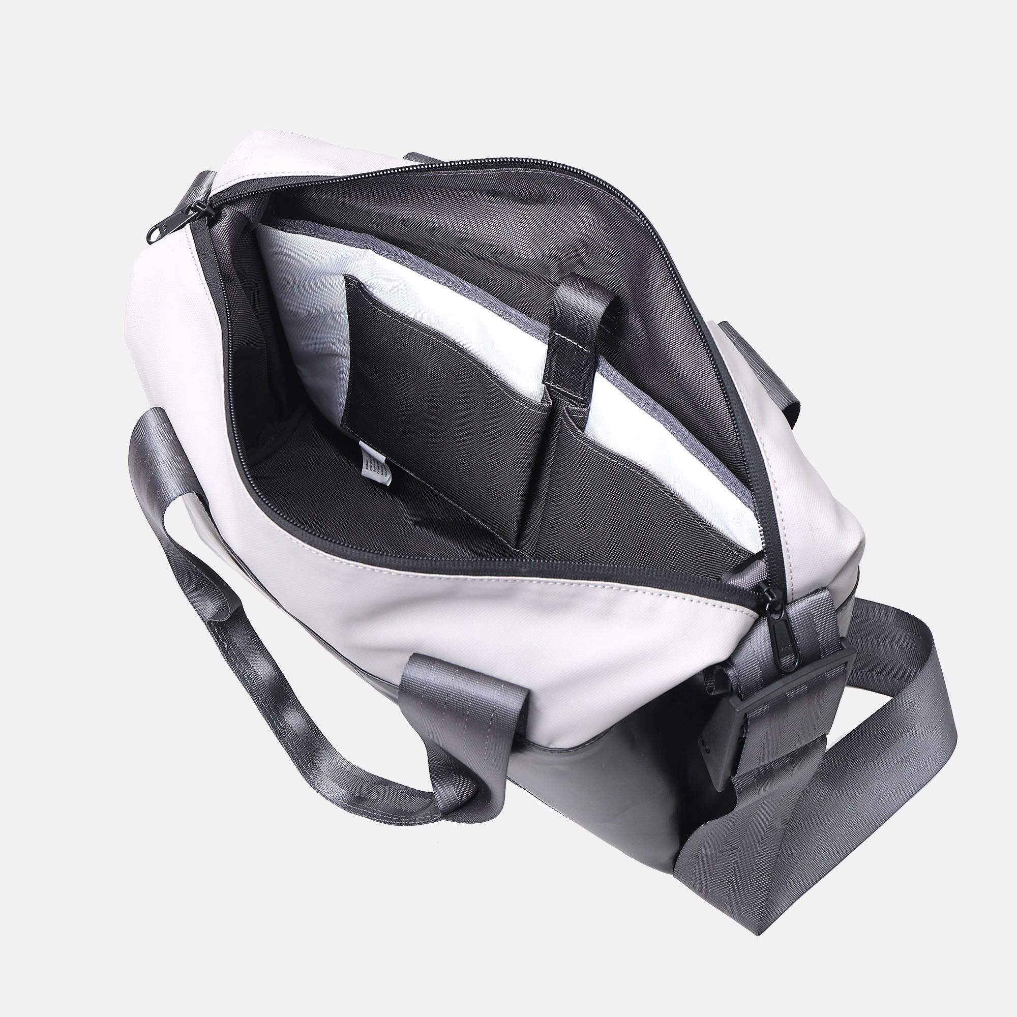 7clouds Erkan 7.1 black Laptop Messenger black-fog grey Laptopfach