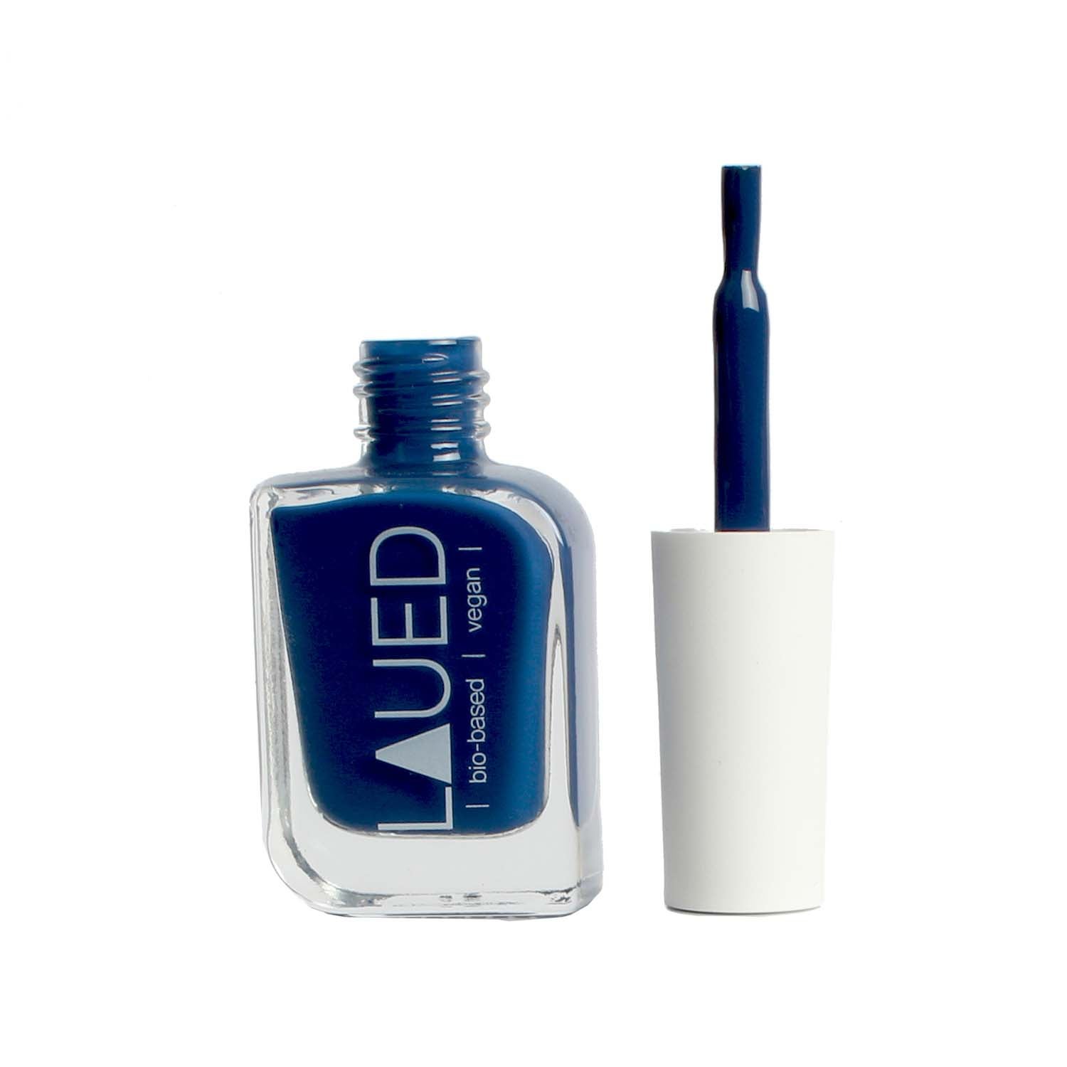 LAUED - nail polish - bio based - Ice 03 Laued nailpolish bio based vegan icedark blue