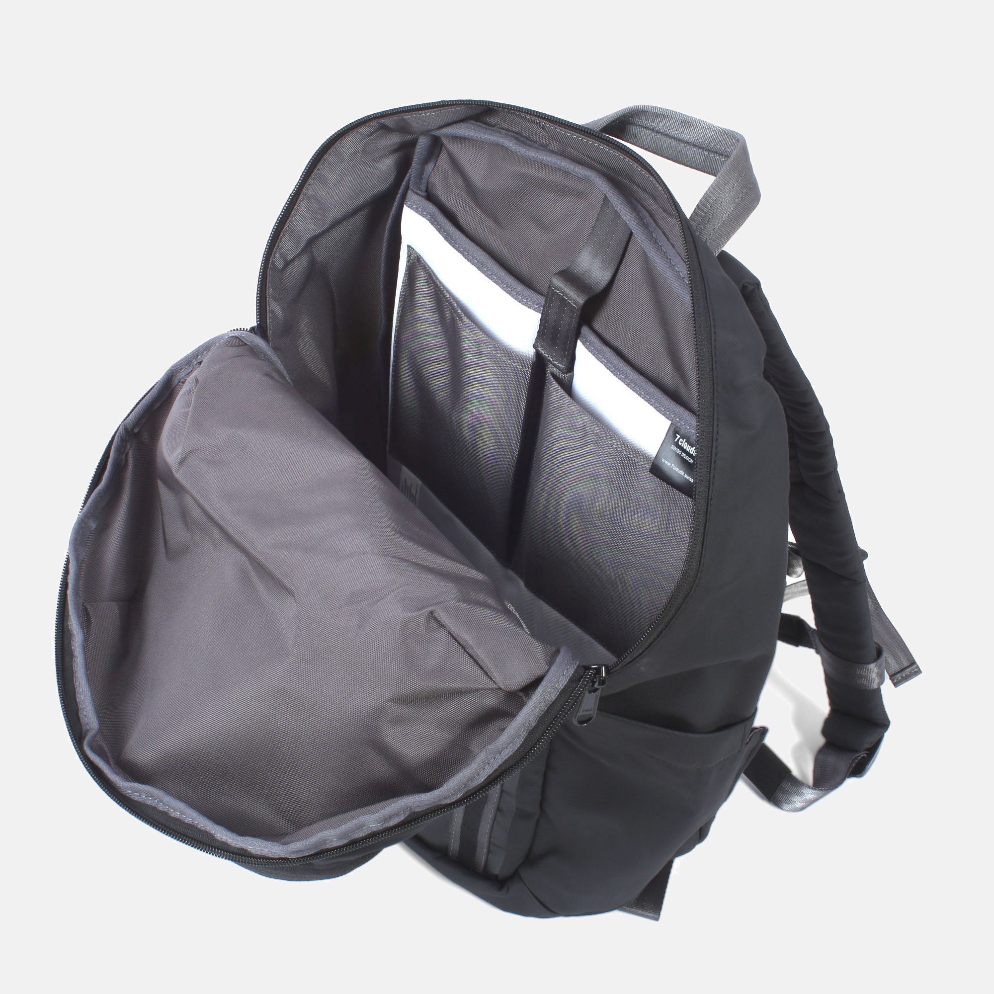 Suno 7.1 black laptop backpack laptop pocket