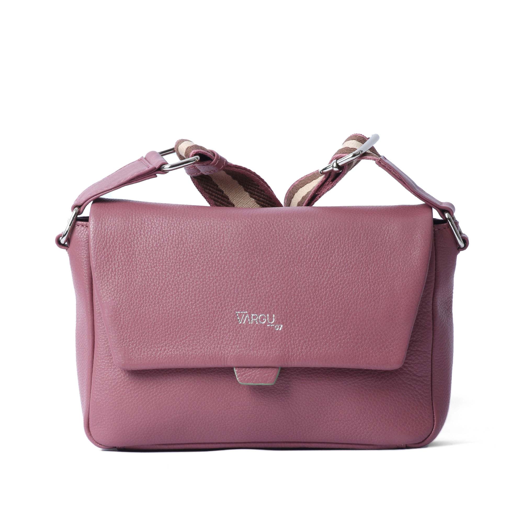 Vargu Sewen 1 leather shoulder bag casual mauve