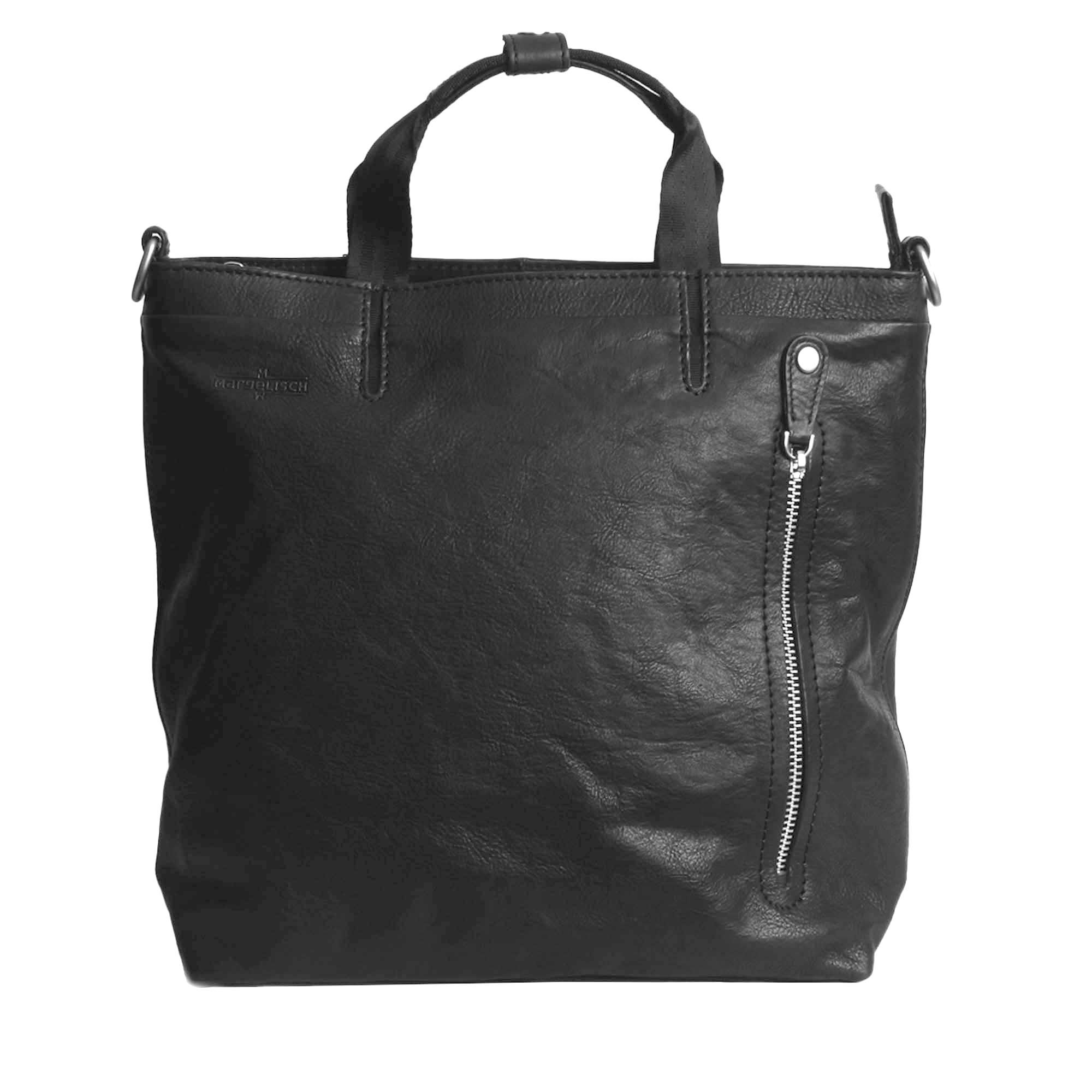 MARGELISCH leather laptop backpack Ebu 1 - black