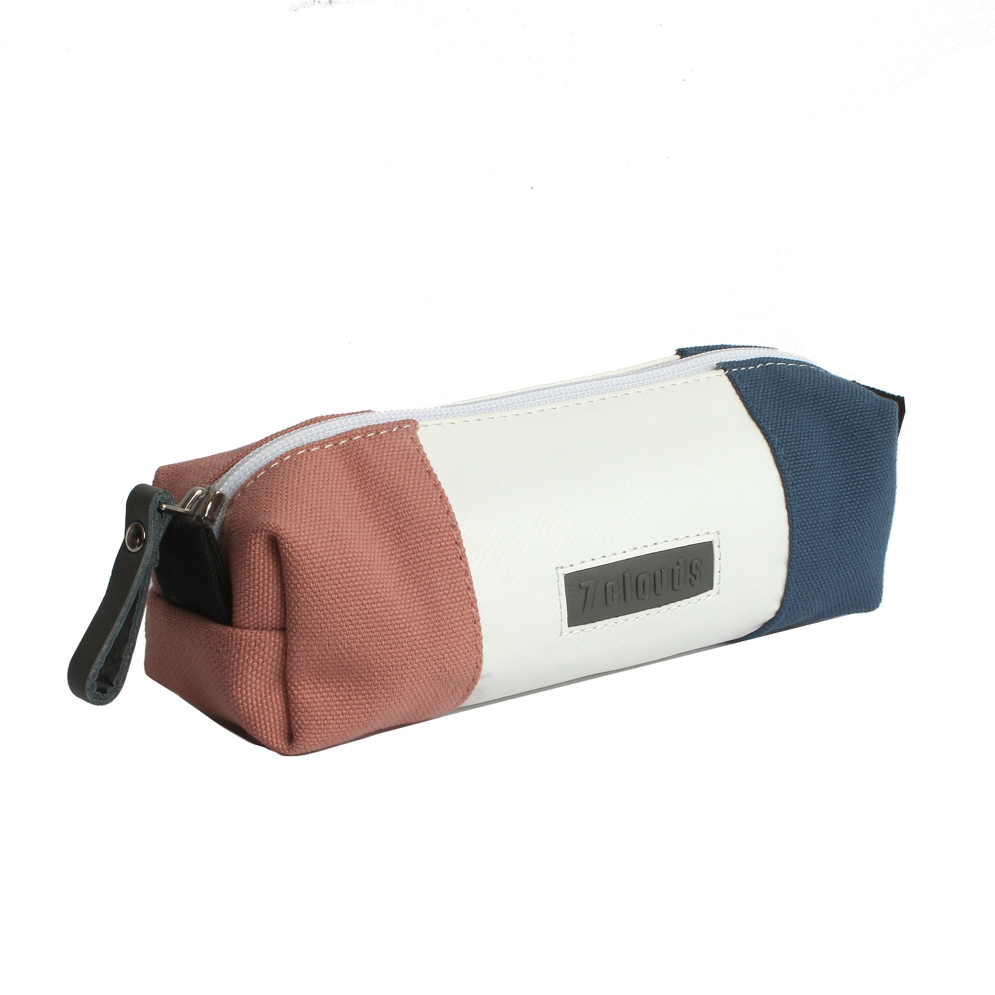 7clouds Stiftetui-Penci 7.1 white-salmon-blue 7clouds Stiftetui Penci 7.1 white-salmon-blue Front