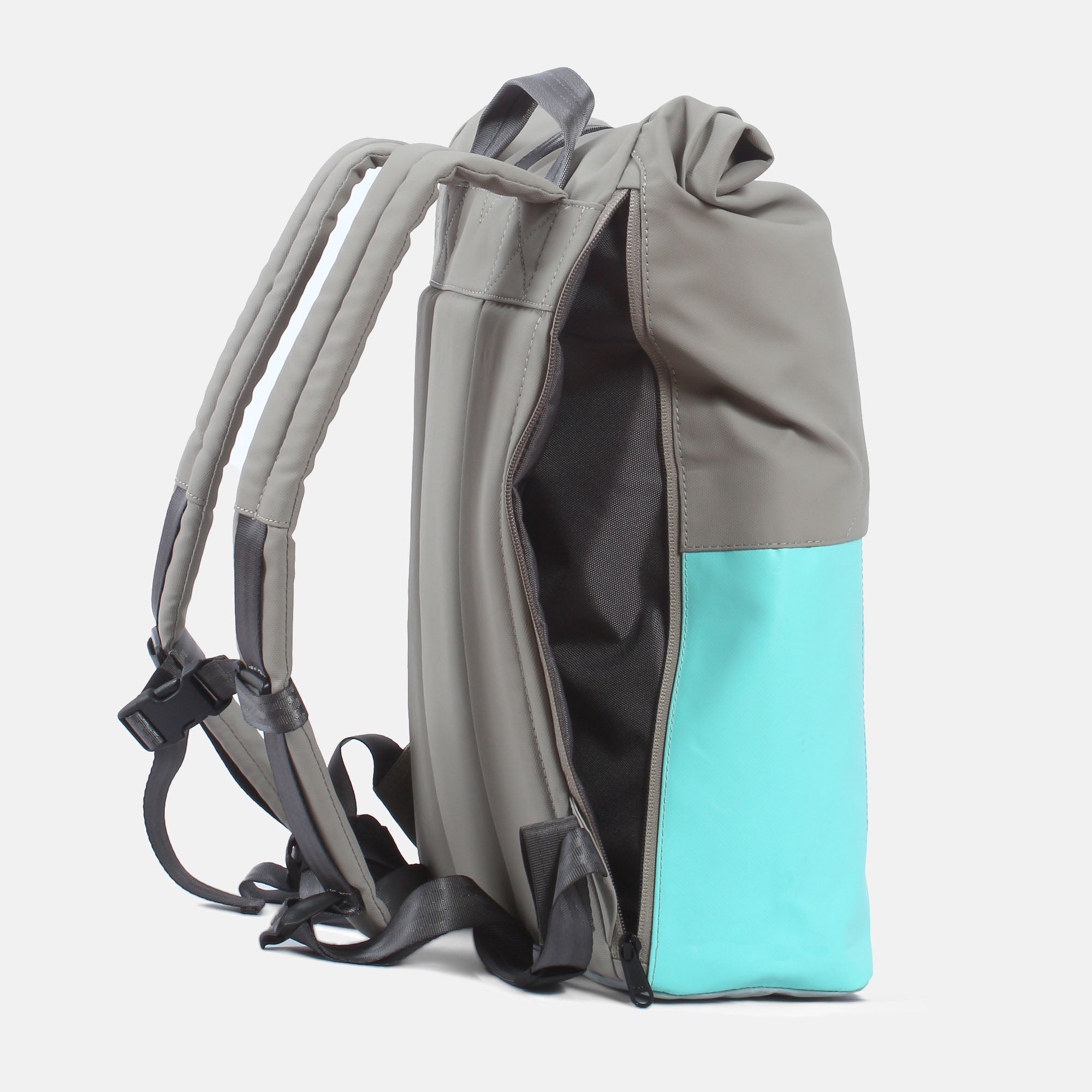 Laptop-Rucksack Kira 7.1 von 7clouds light mint-fog grey Laptopfach
