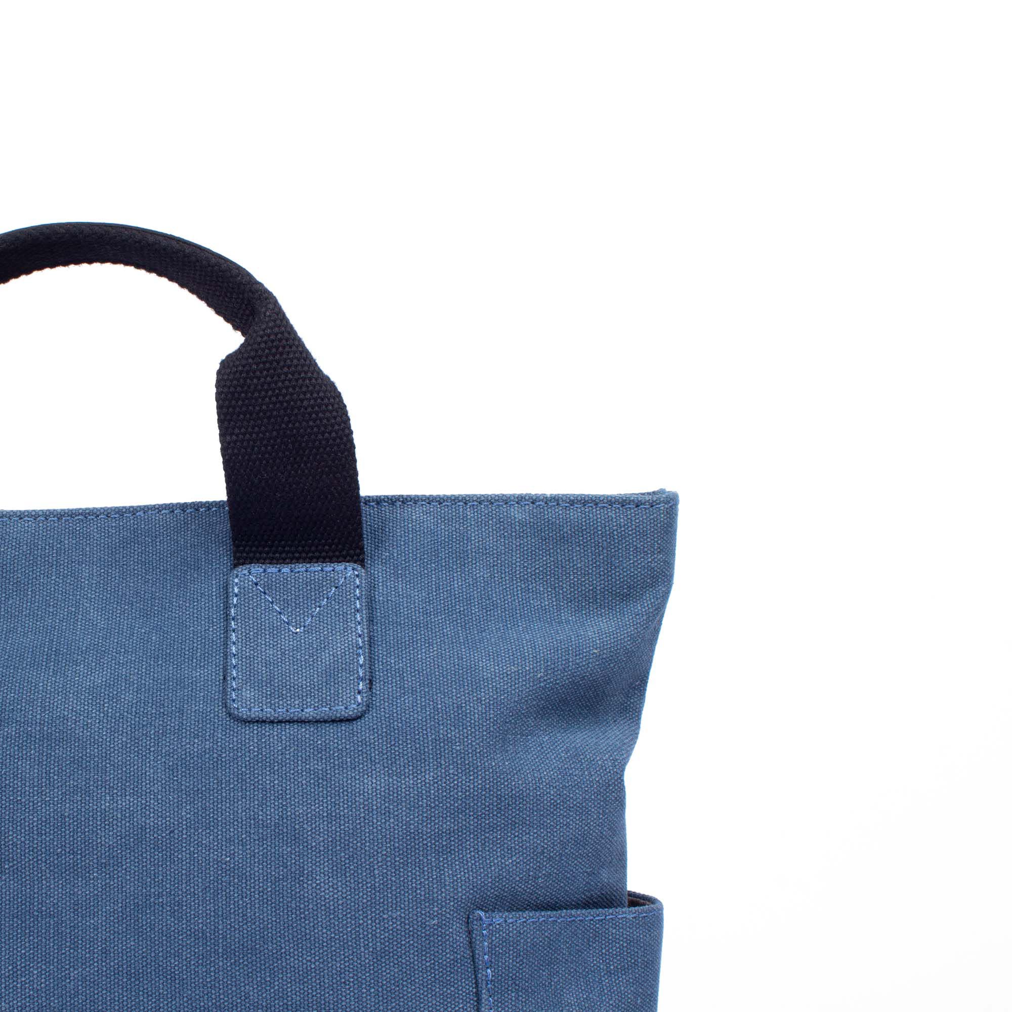 Margelisch Tacha 1 Canvas denim Laptop Shoperrucksack Detail